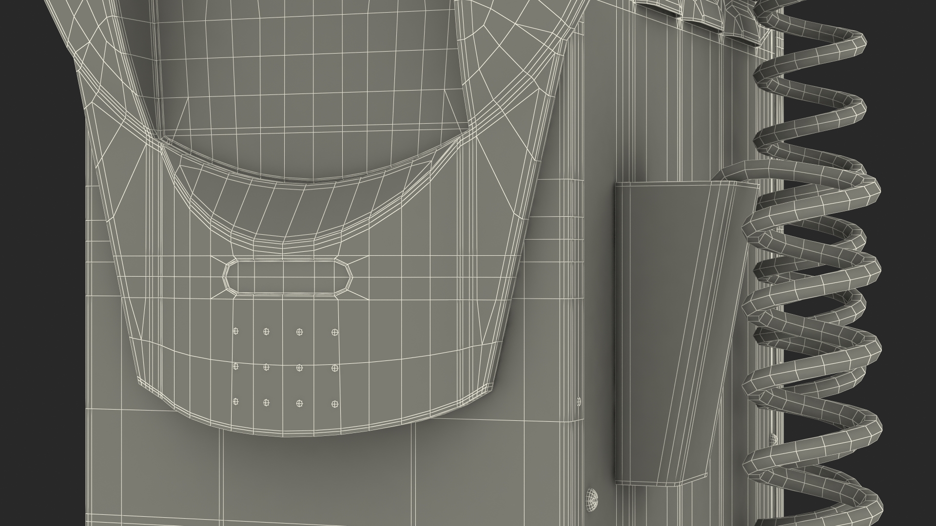 Self Service Tire Air Station 3D model