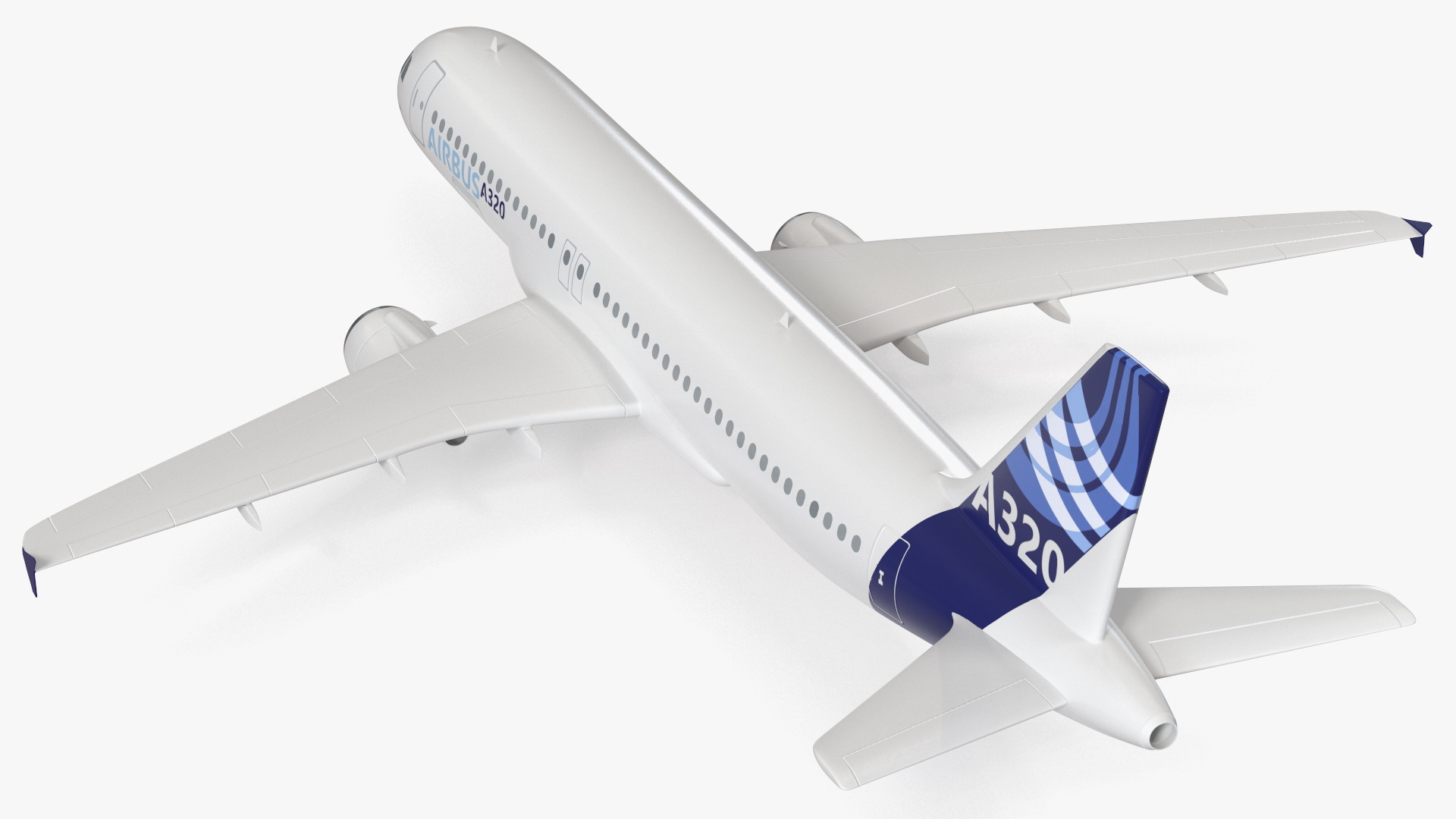 3D Airbus A320 Scale Model model