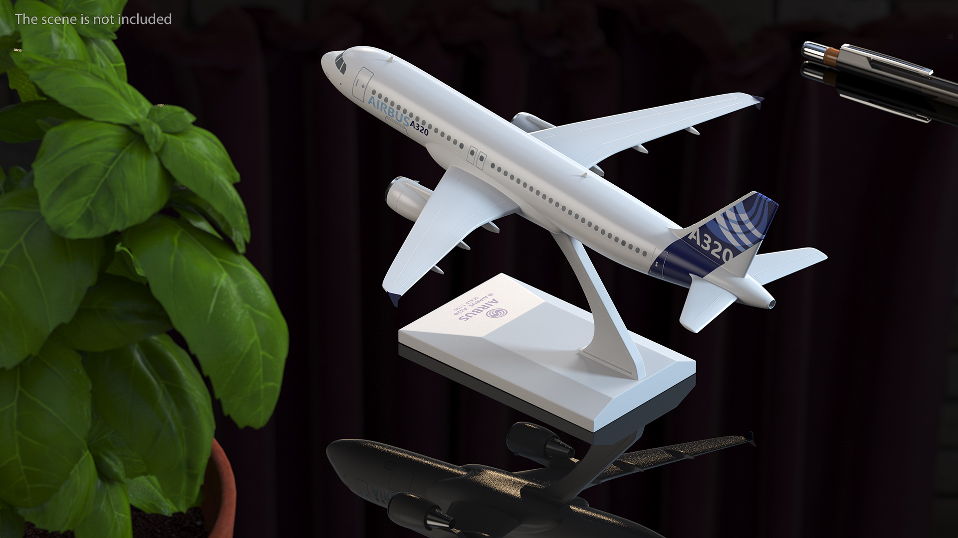 3D Airbus A320 Scale Model model