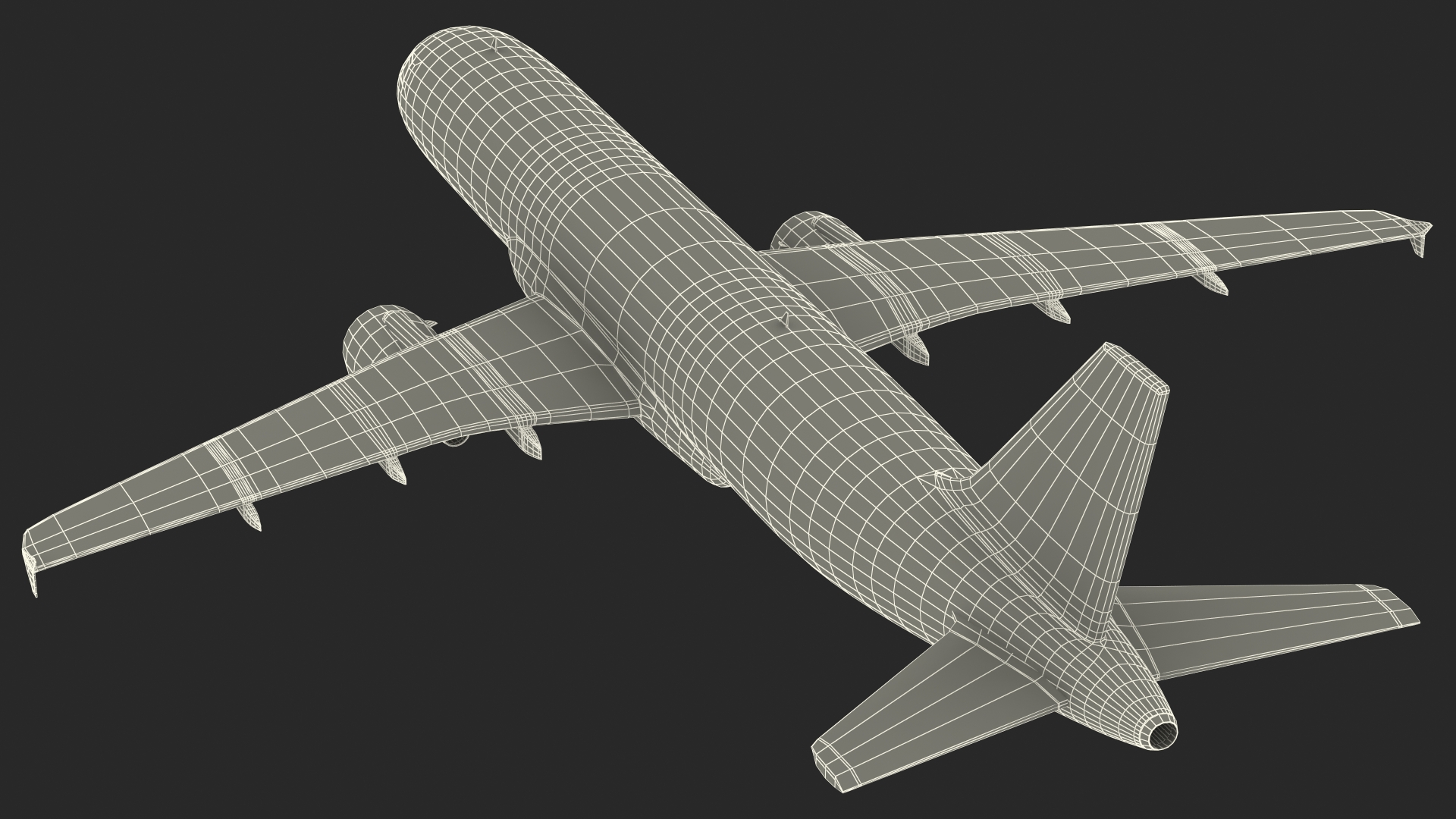 3D Airbus A320 Scale Model model