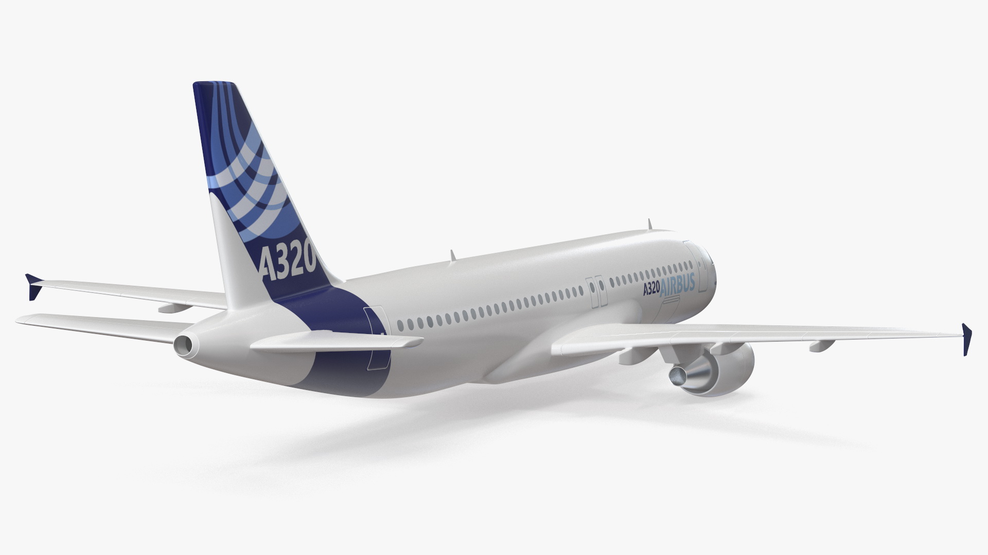 3D Airbus A320 Scale Model model