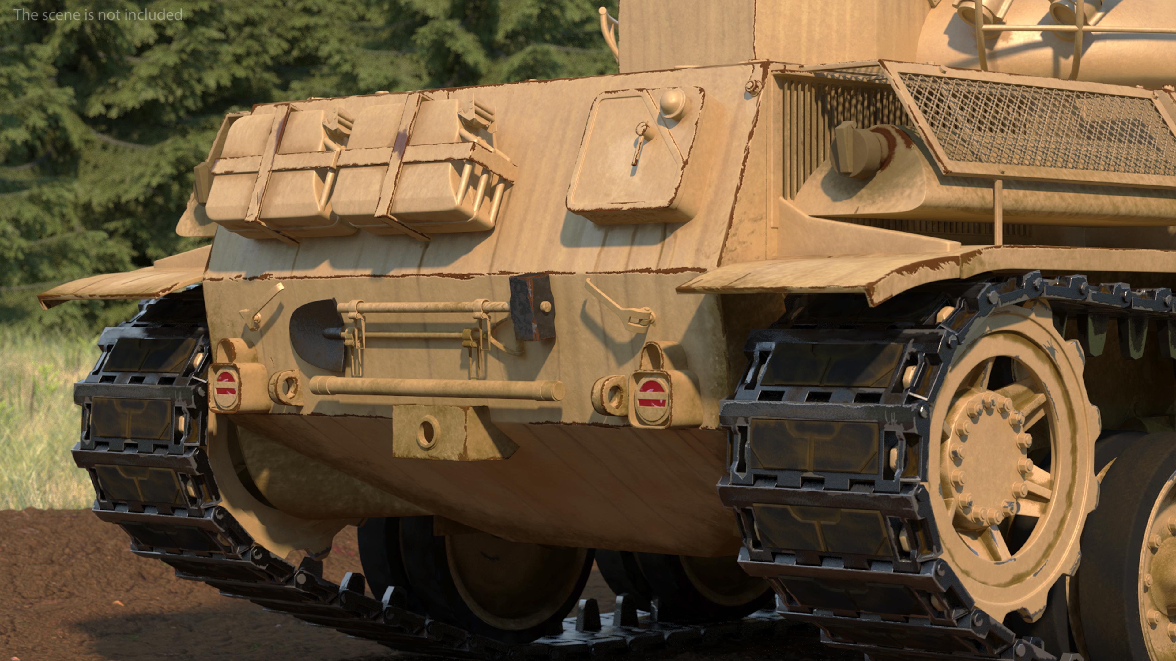 French AMX-30 Heavy Tank 3D model