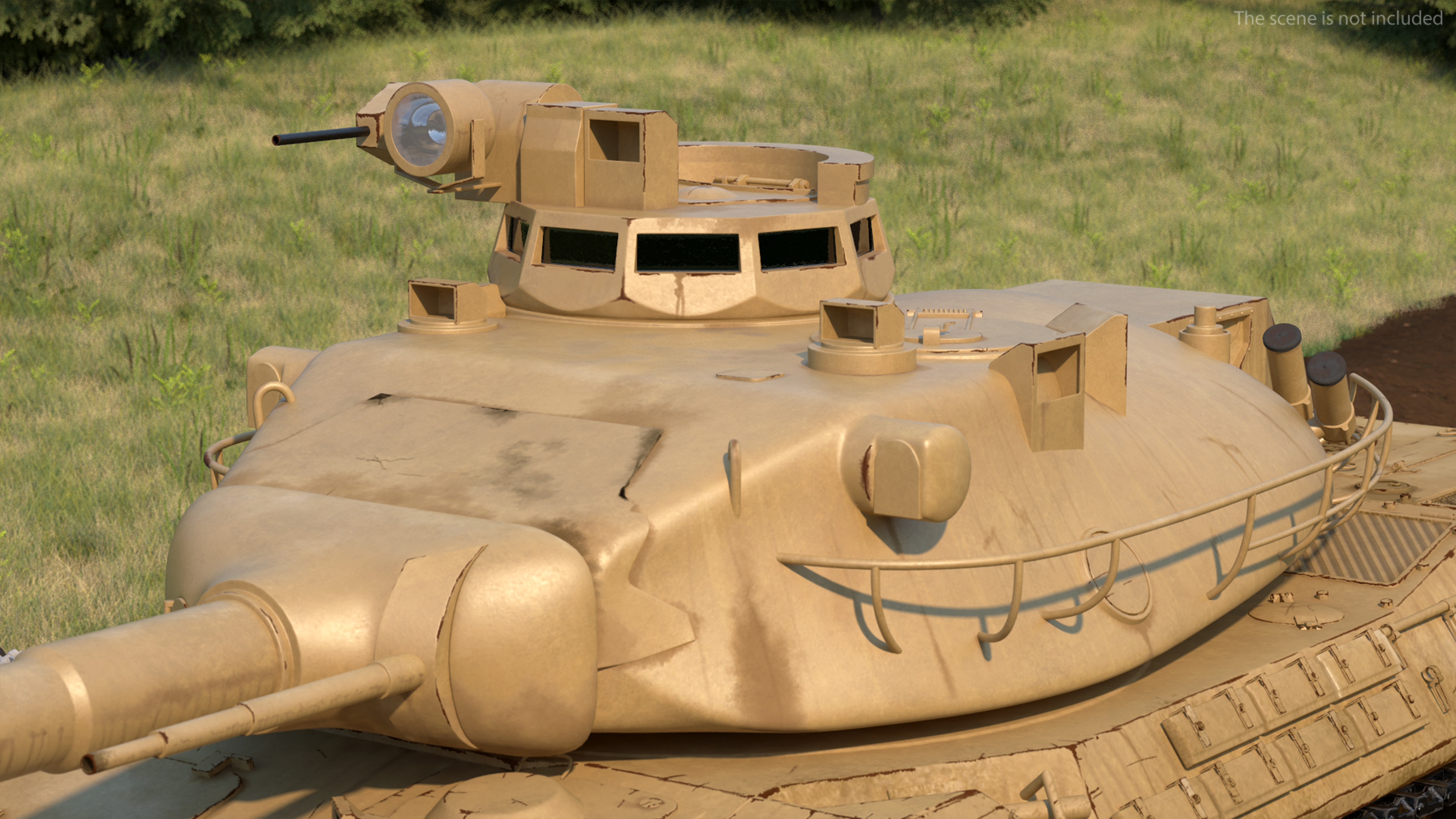 French AMX-30 Heavy Tank 3D model
