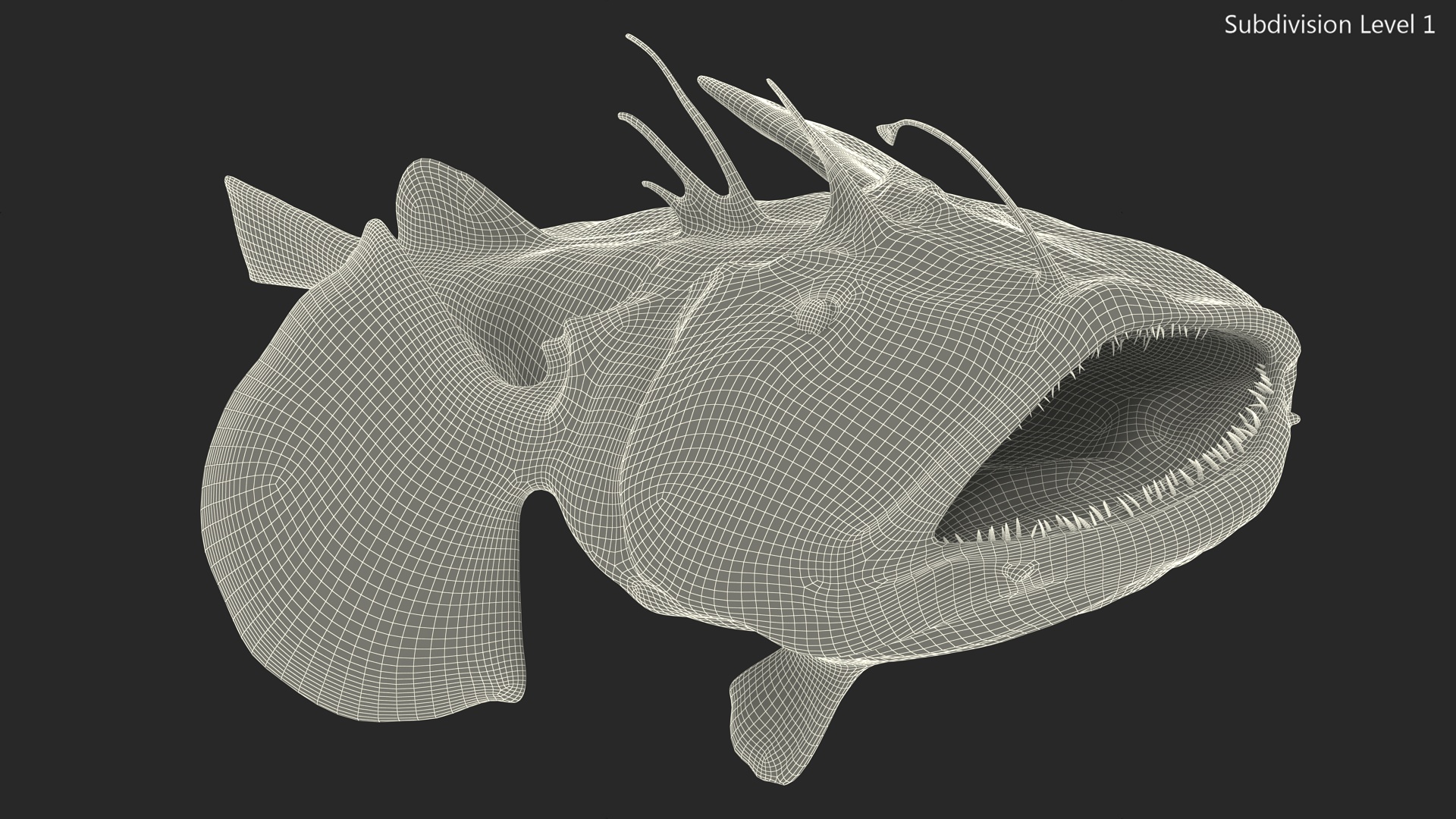 Lophius Piscatorius 3D model