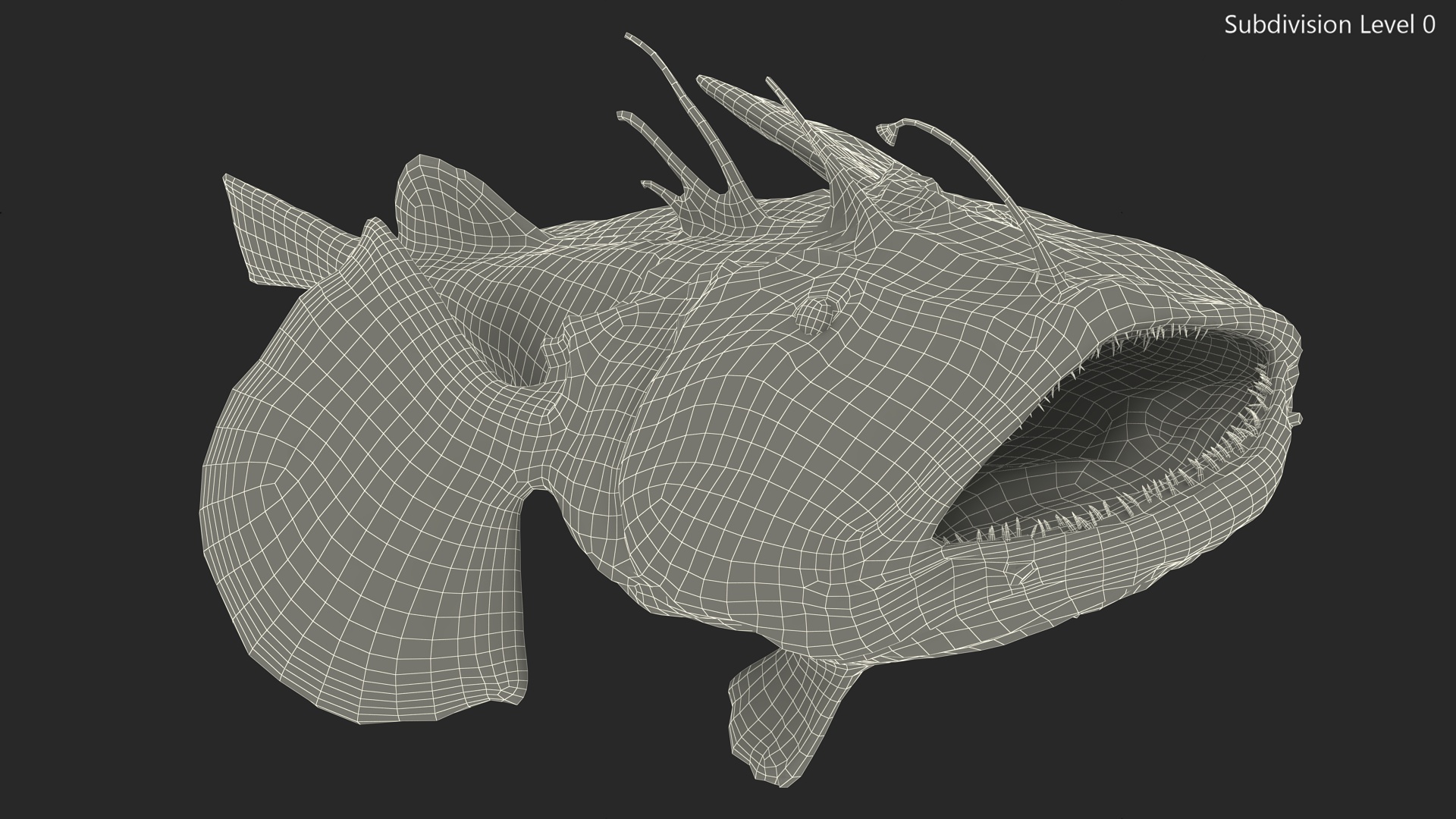 Lophius Piscatorius 3D model