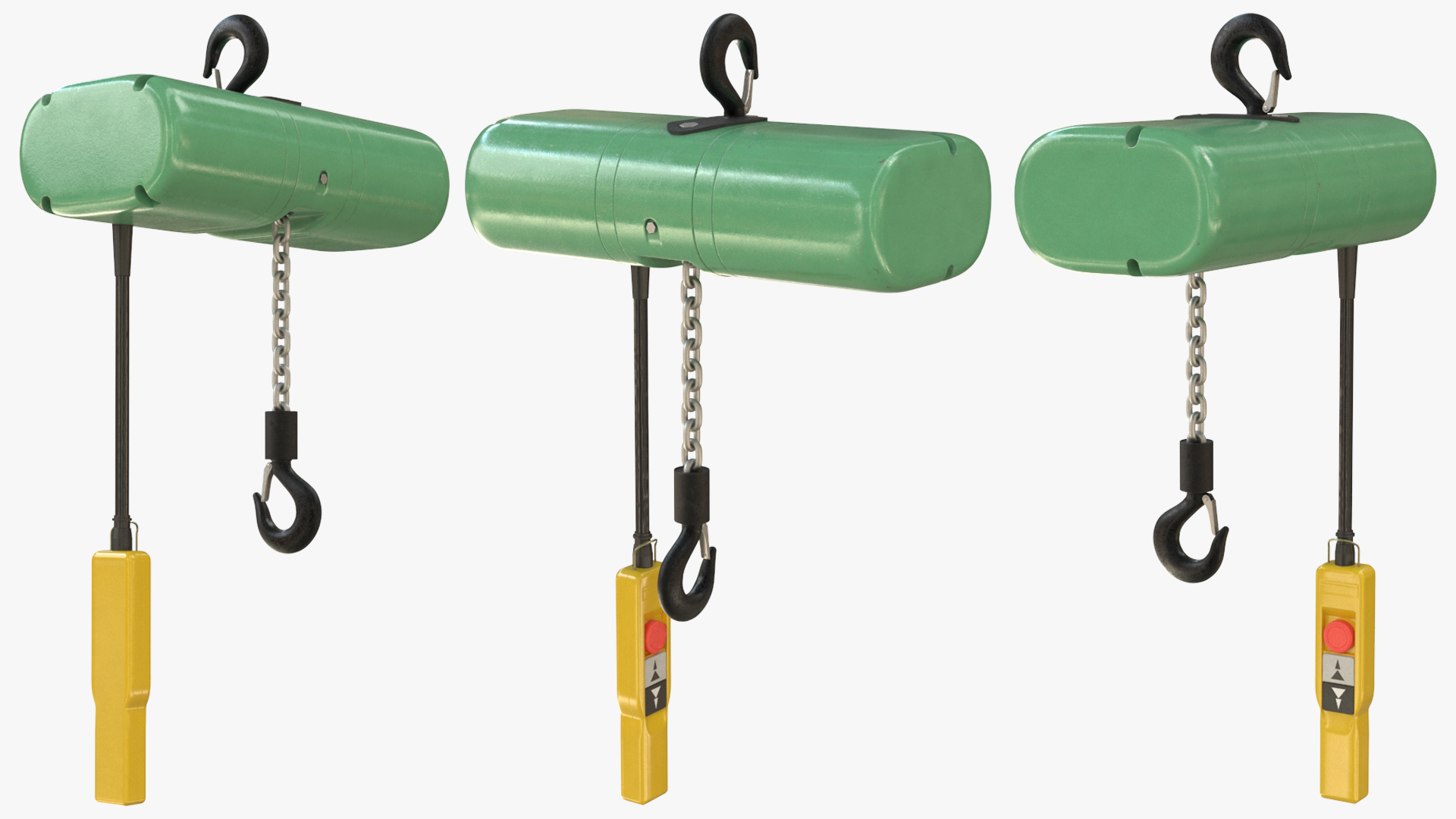 Industrial Lifting Hoist with Chain Hook - view 2