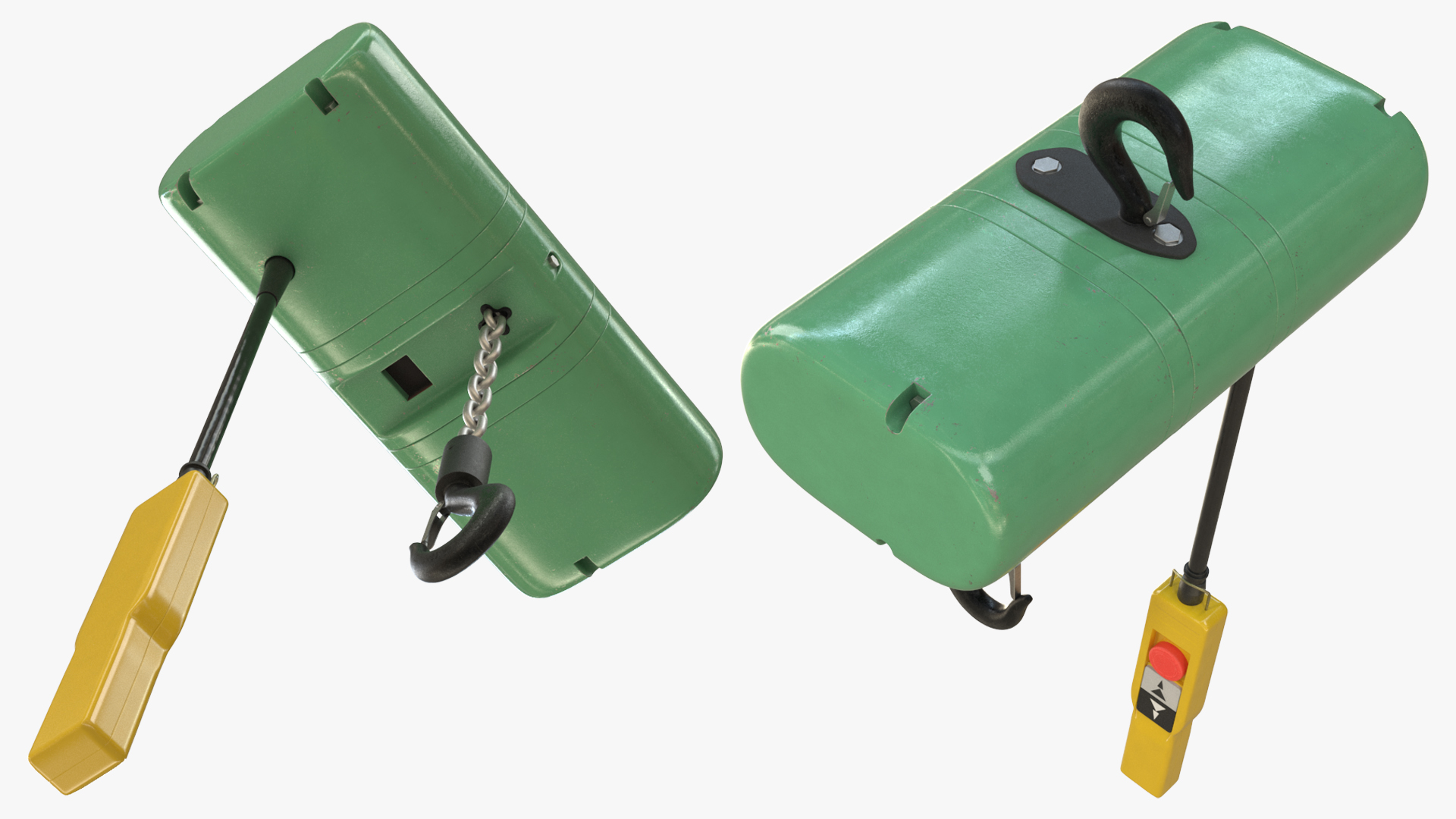 Industrial Lifting Hoist with Chain Hook - view 3