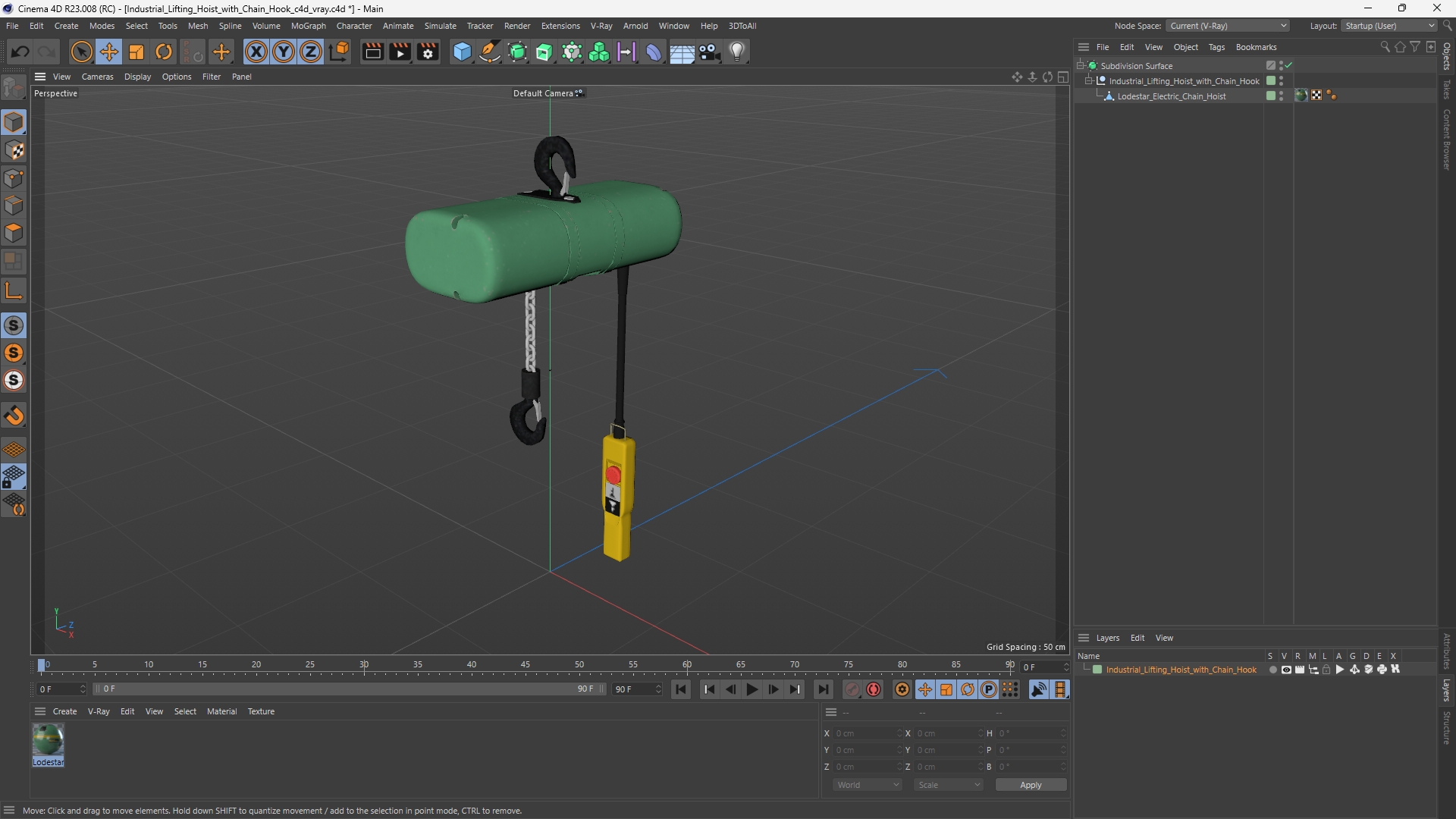 Industrial Lifting Hoist with Chain Hook - view 12