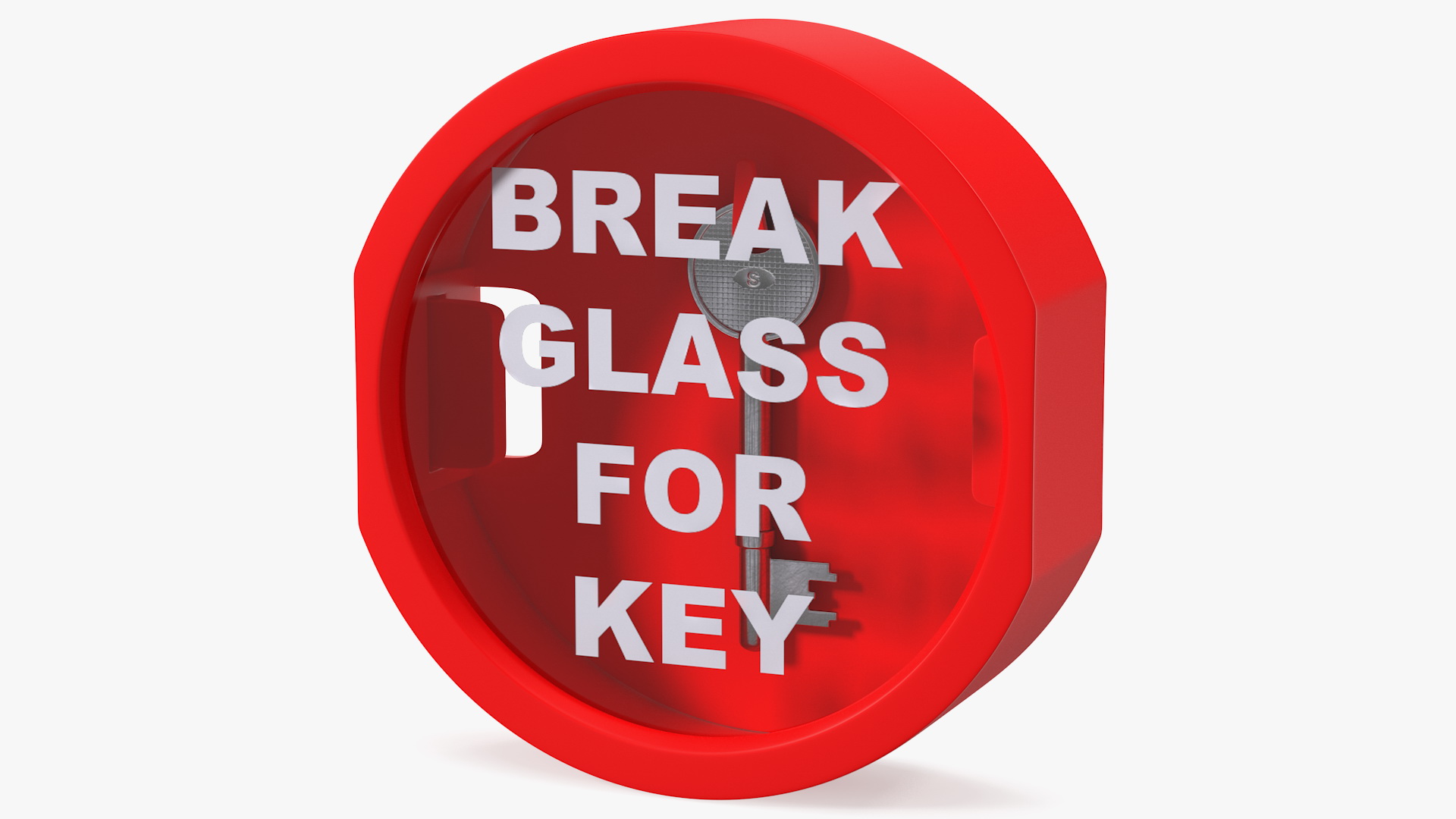 Break Glass Key Box 3D model