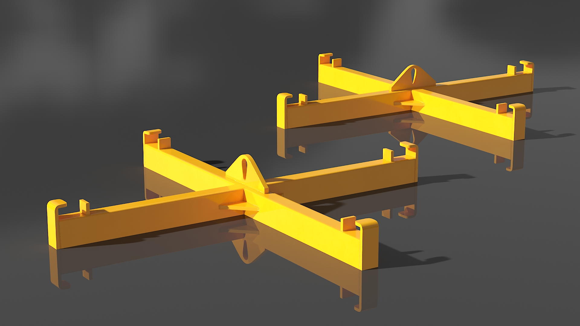 3D Cross Shaped Lifting Frame