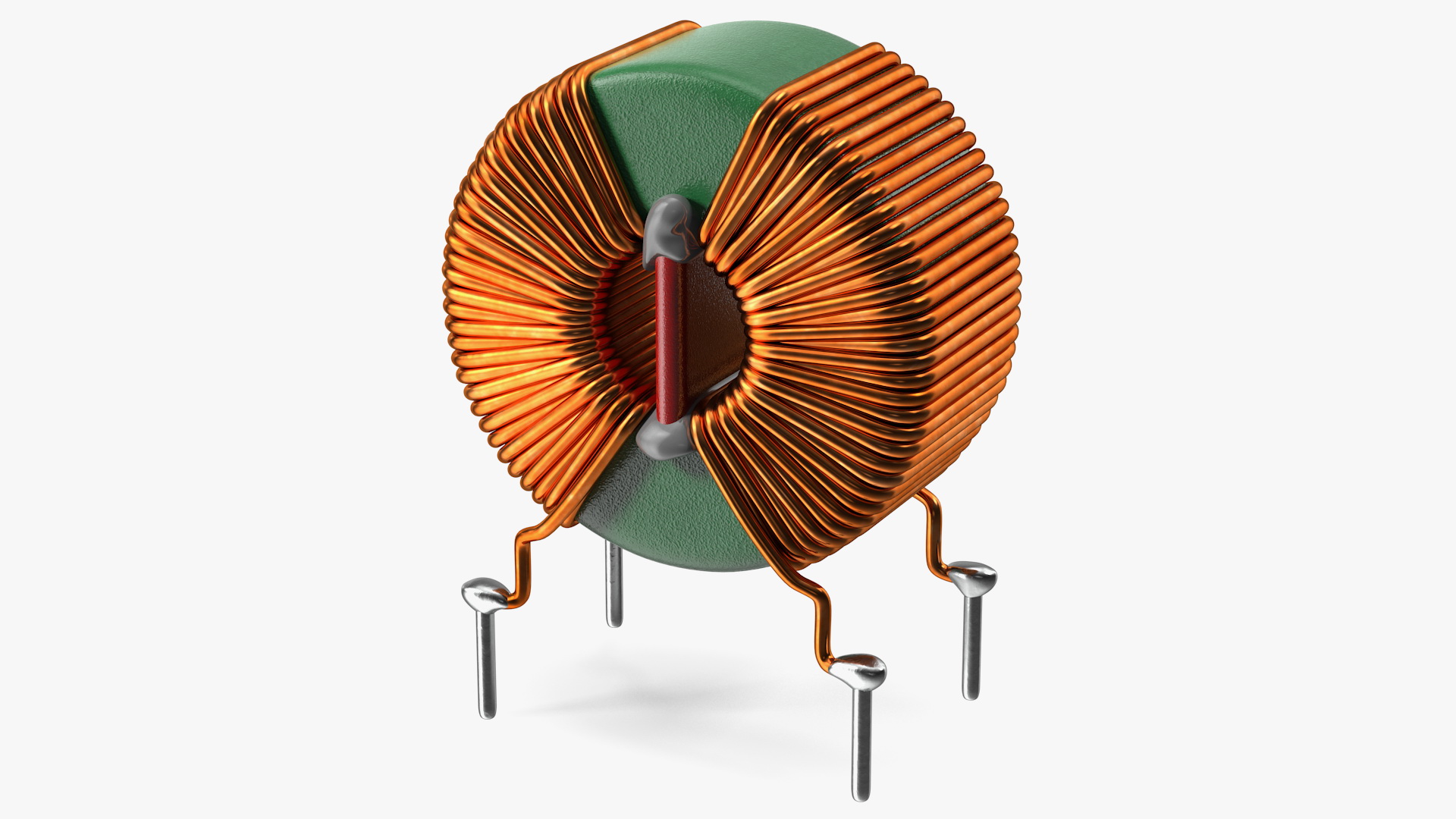 3D model Toroidal Choke Coil Filter Inductor