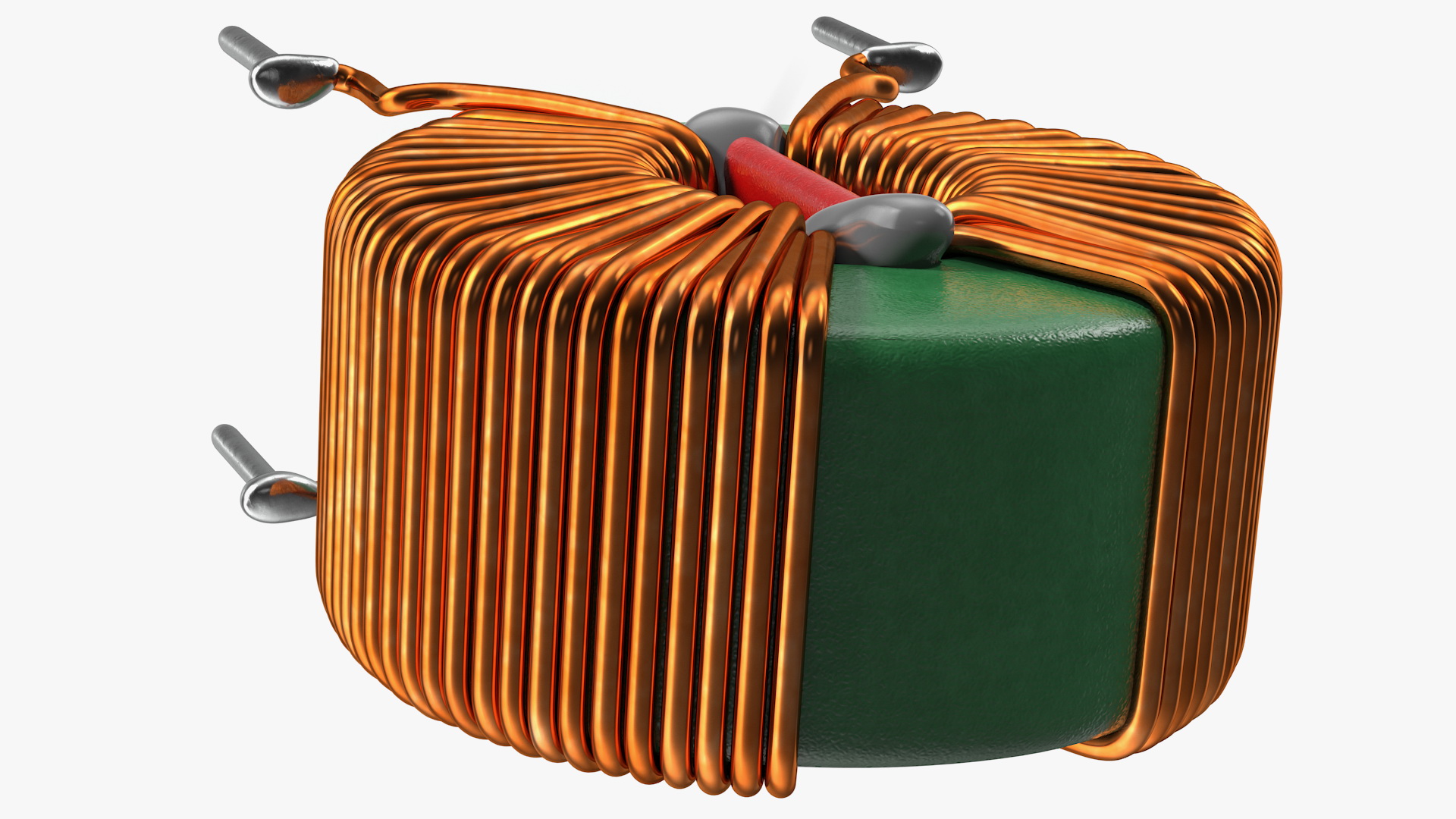 3D model Toroidal Choke Coil Filter Inductor