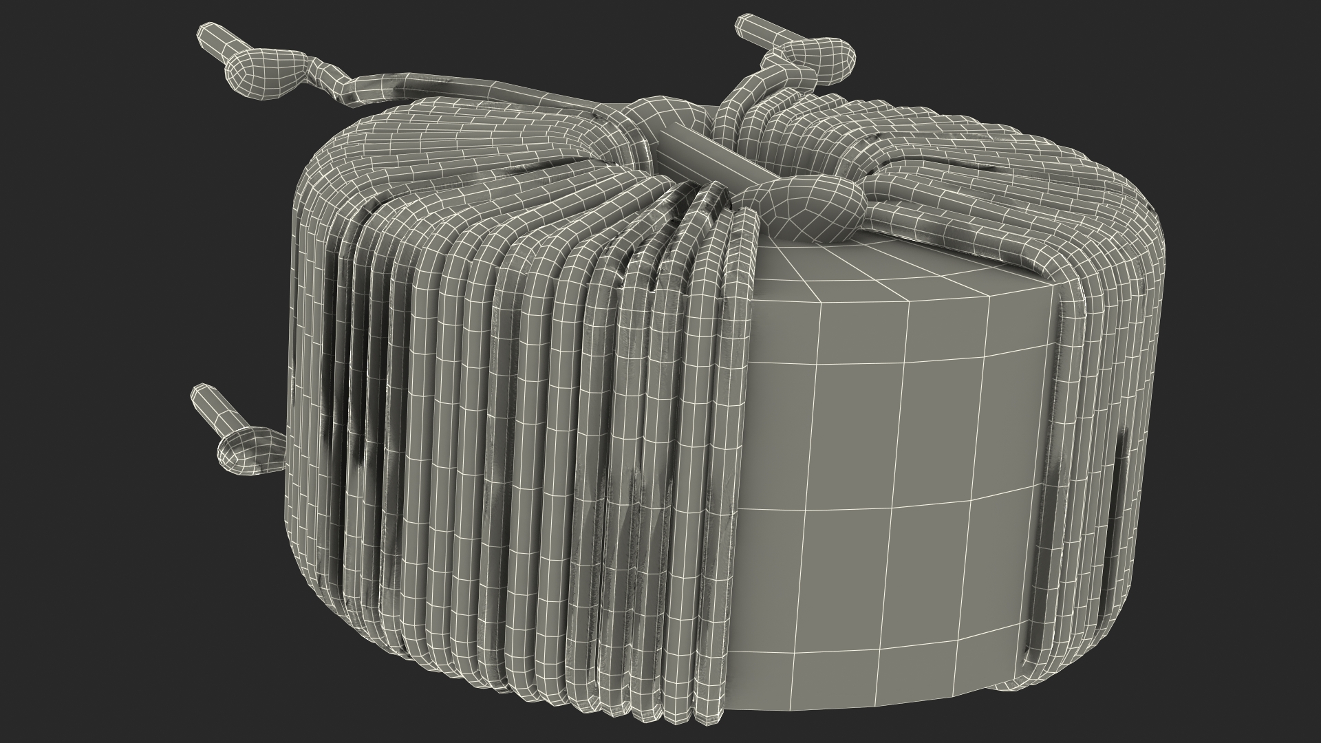 3D model Toroidal Choke Coil Filter Inductor