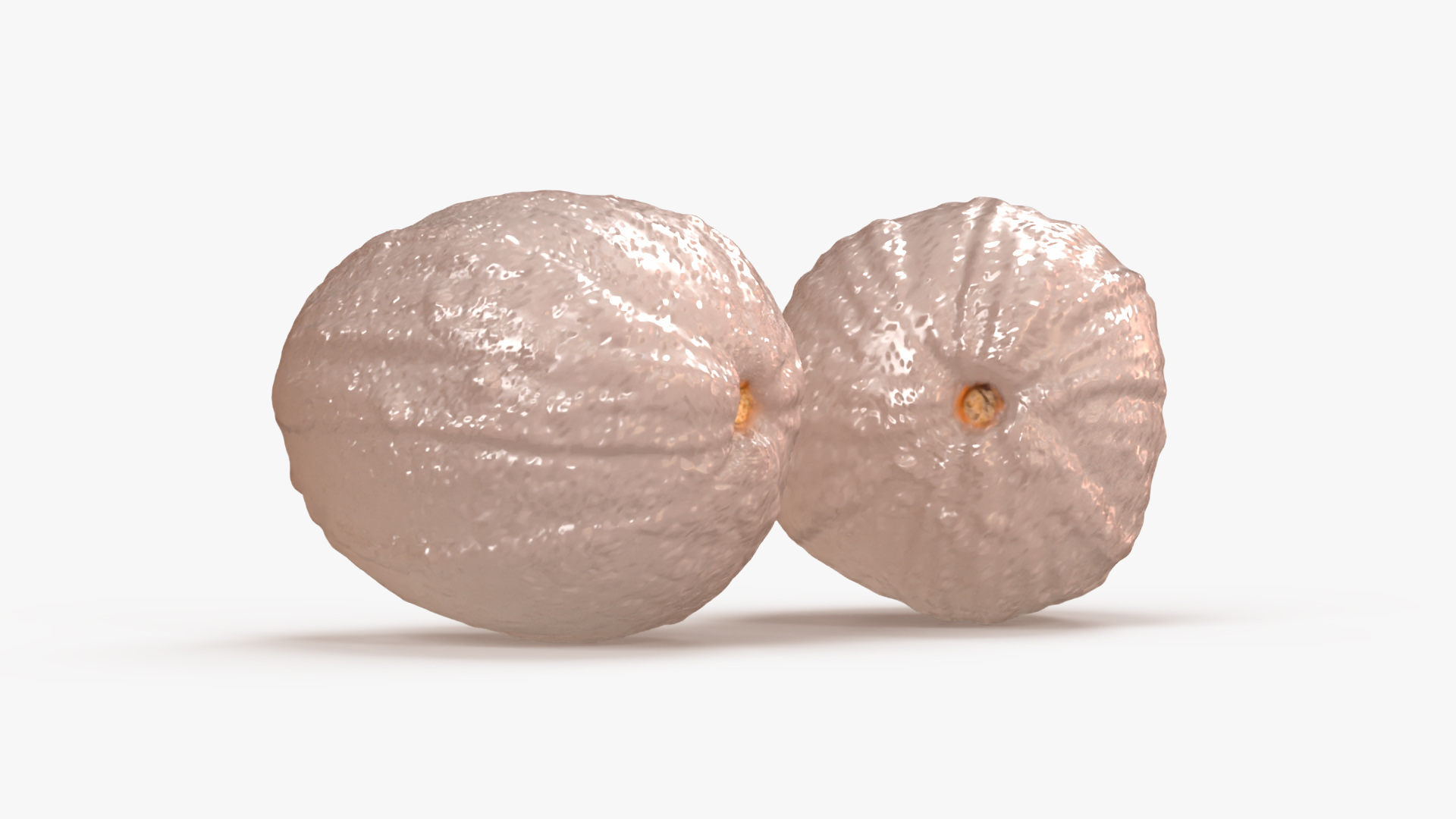 Peeled Lychee Fruit 3D model