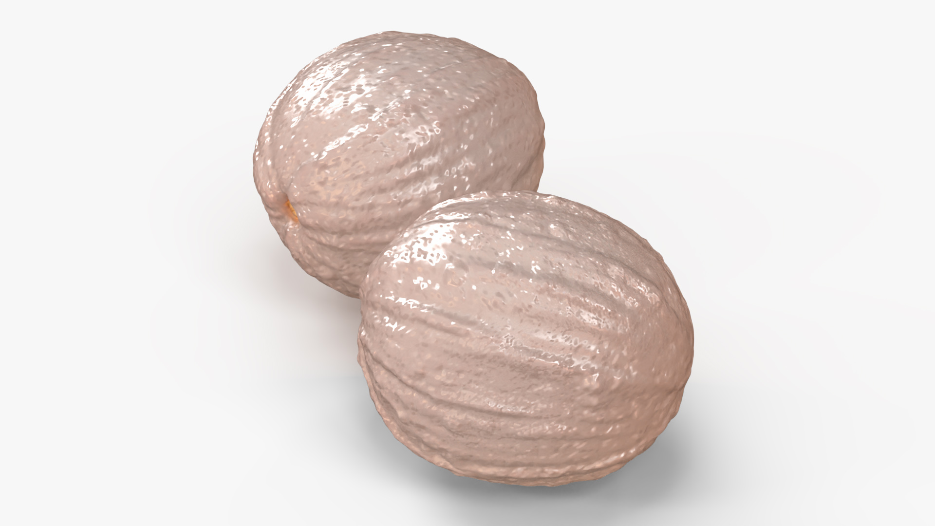 Peeled Lychee Fruit 3D model