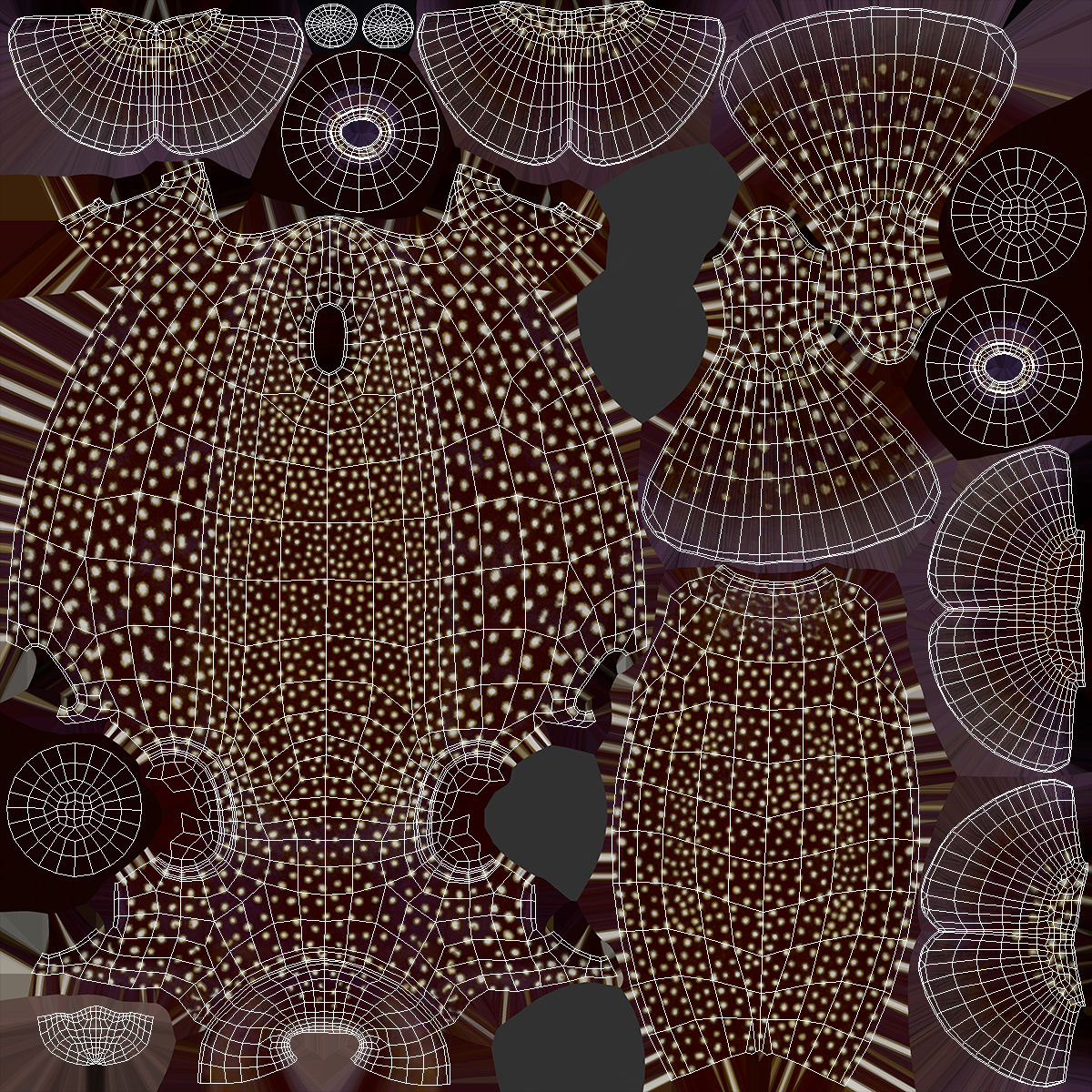 3D model Ostracion Meleagris Fish Brown