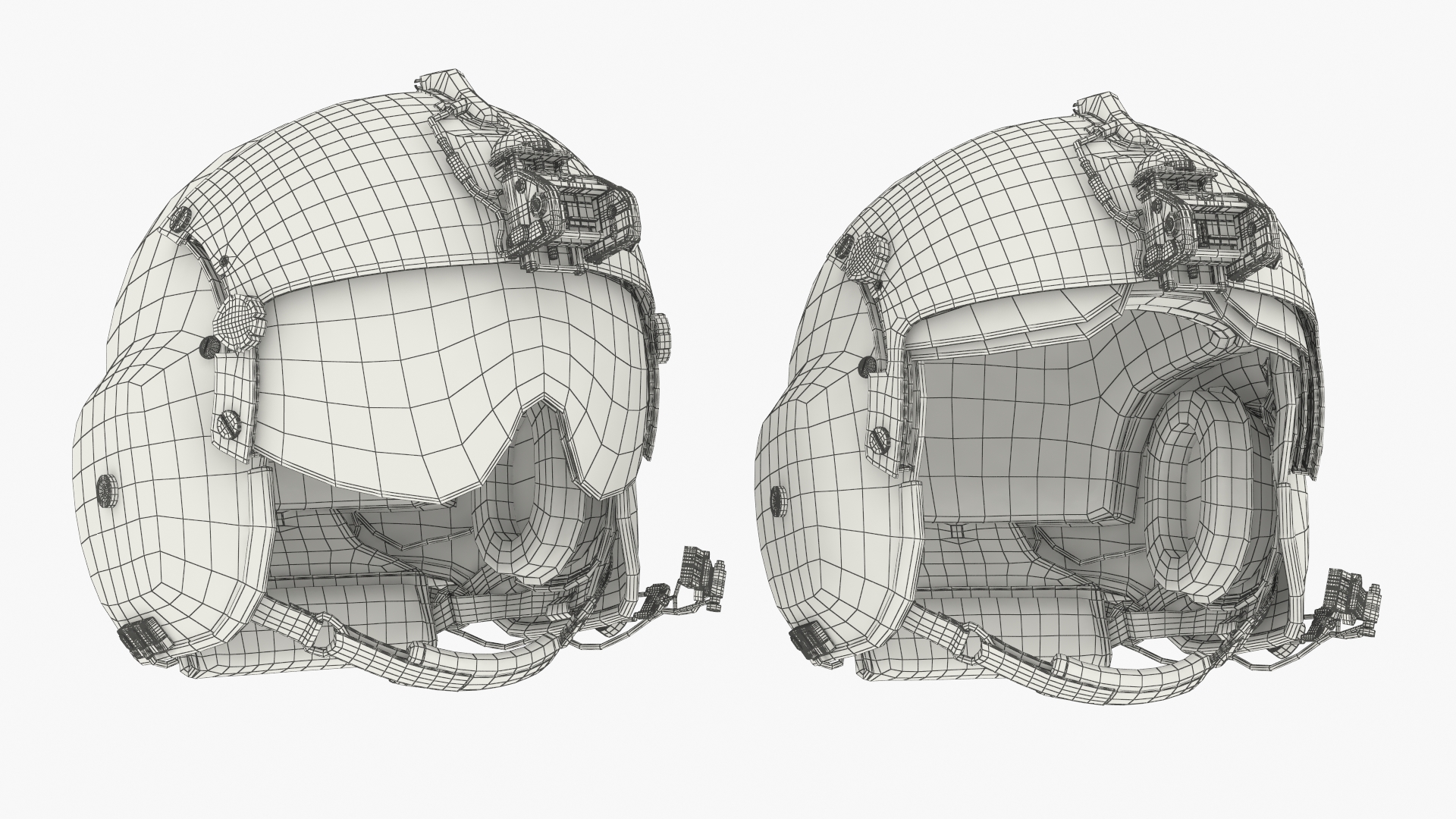 Protective Aviation Helmet with Visor Green - view 7