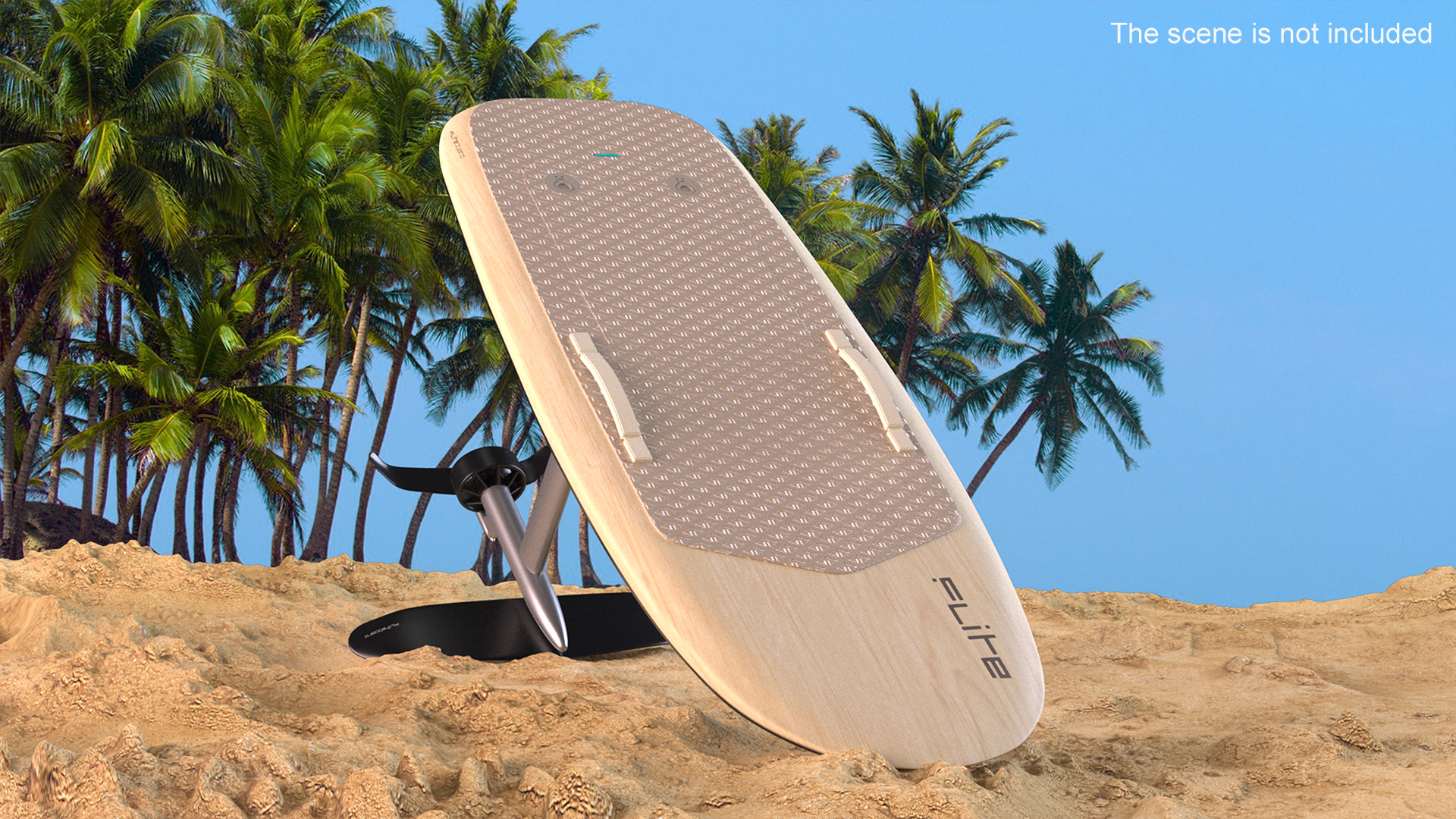Fliteboard PRO Series 3 Wood Color 3D model
