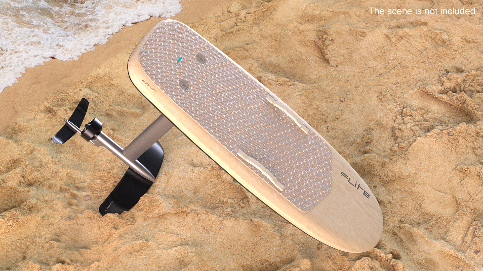 Fliteboard PRO Series 3 Wood Color 3D model