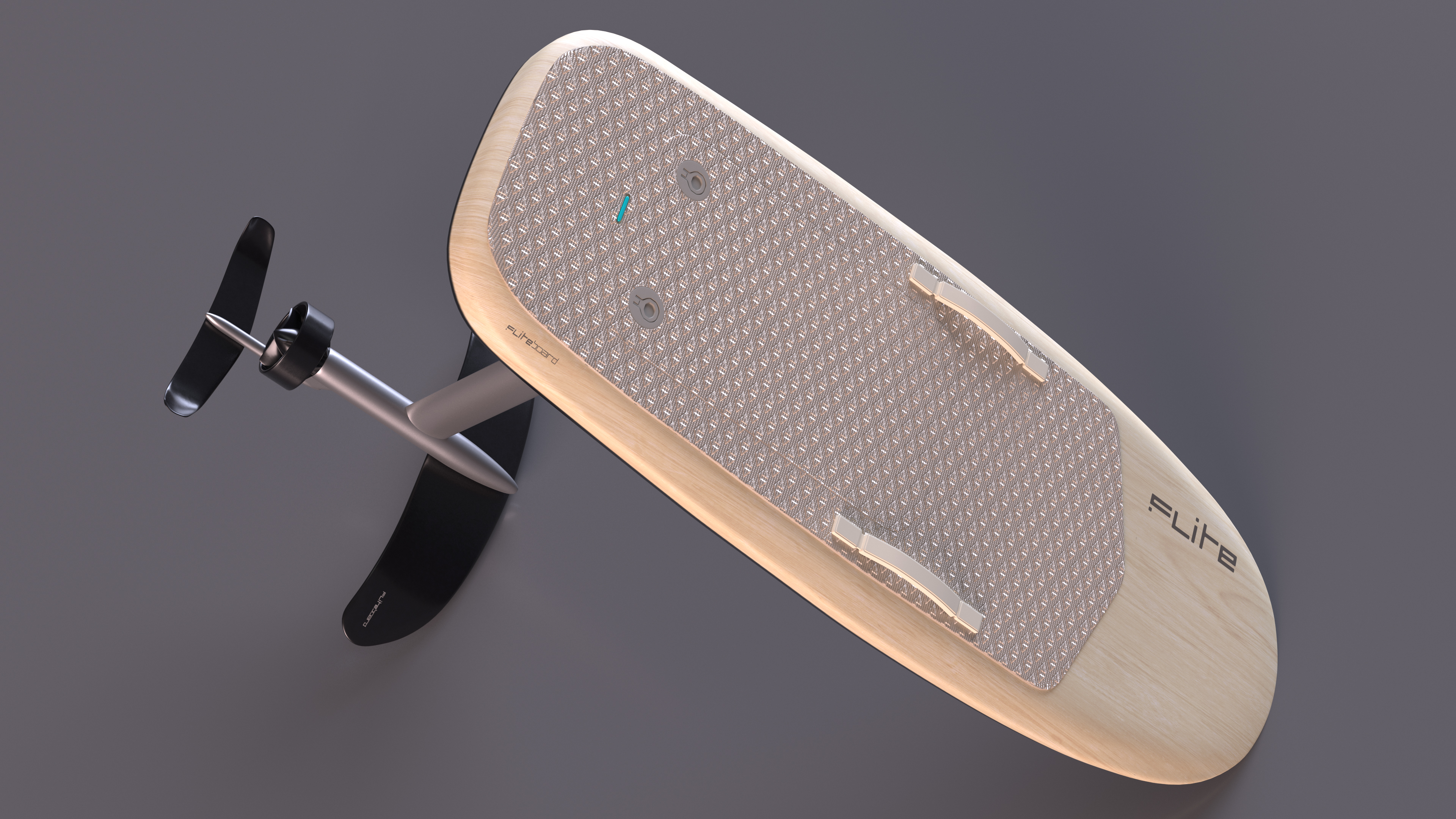 Fliteboard PRO Series 3 Wood Color 3D model
