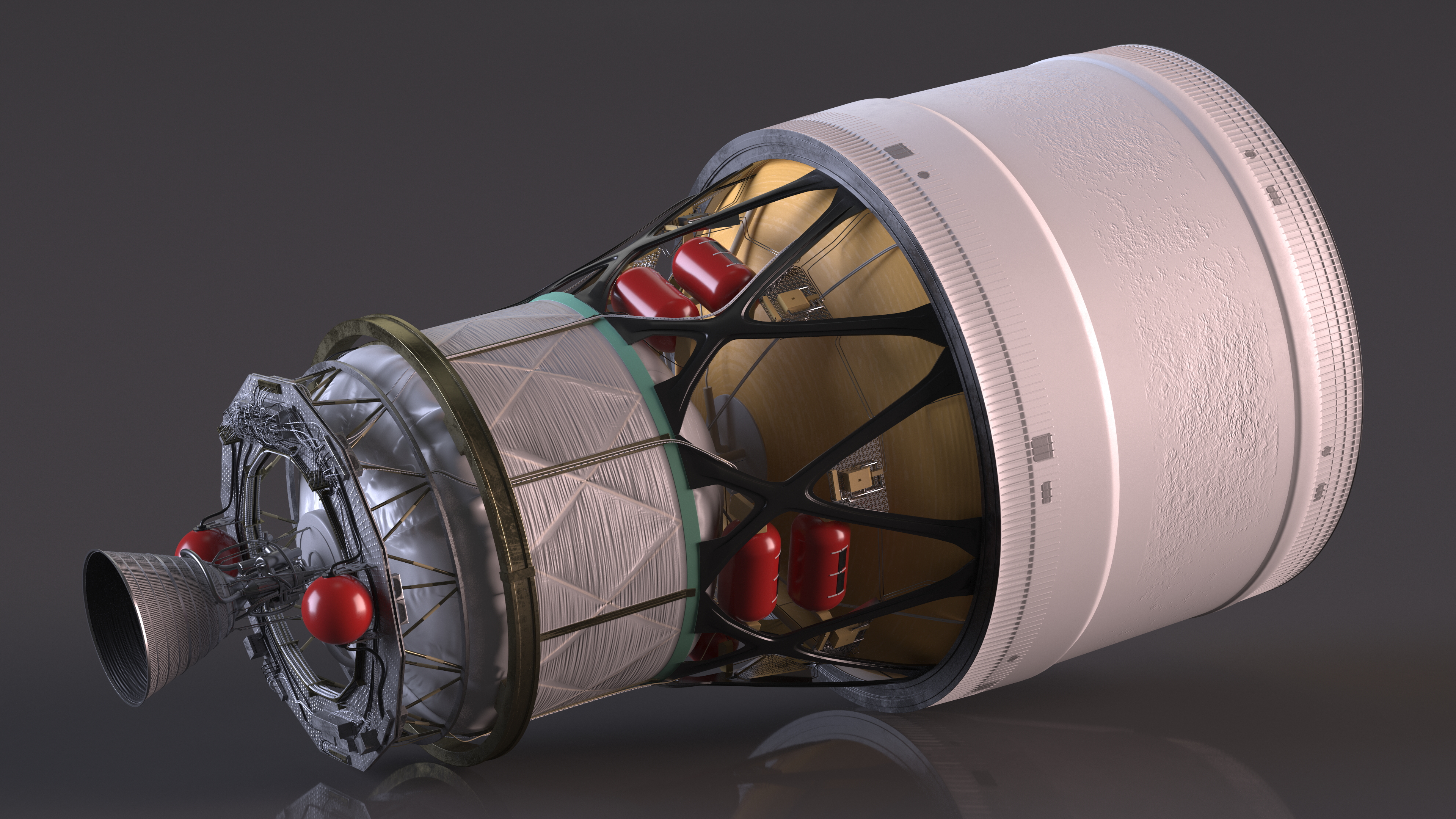 Interim Cryogenic Propulsion Stage 3D model