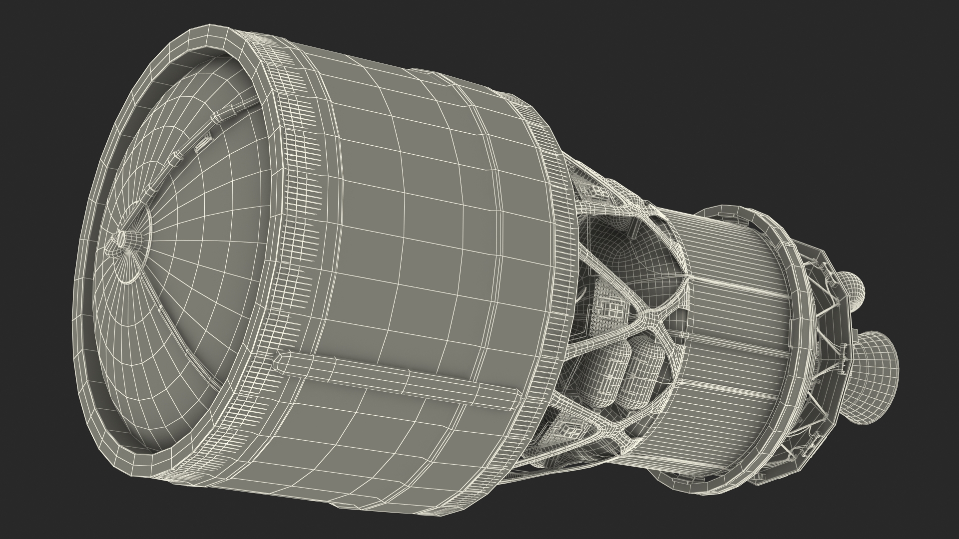 Interim Cryogenic Propulsion Stage 3D model
