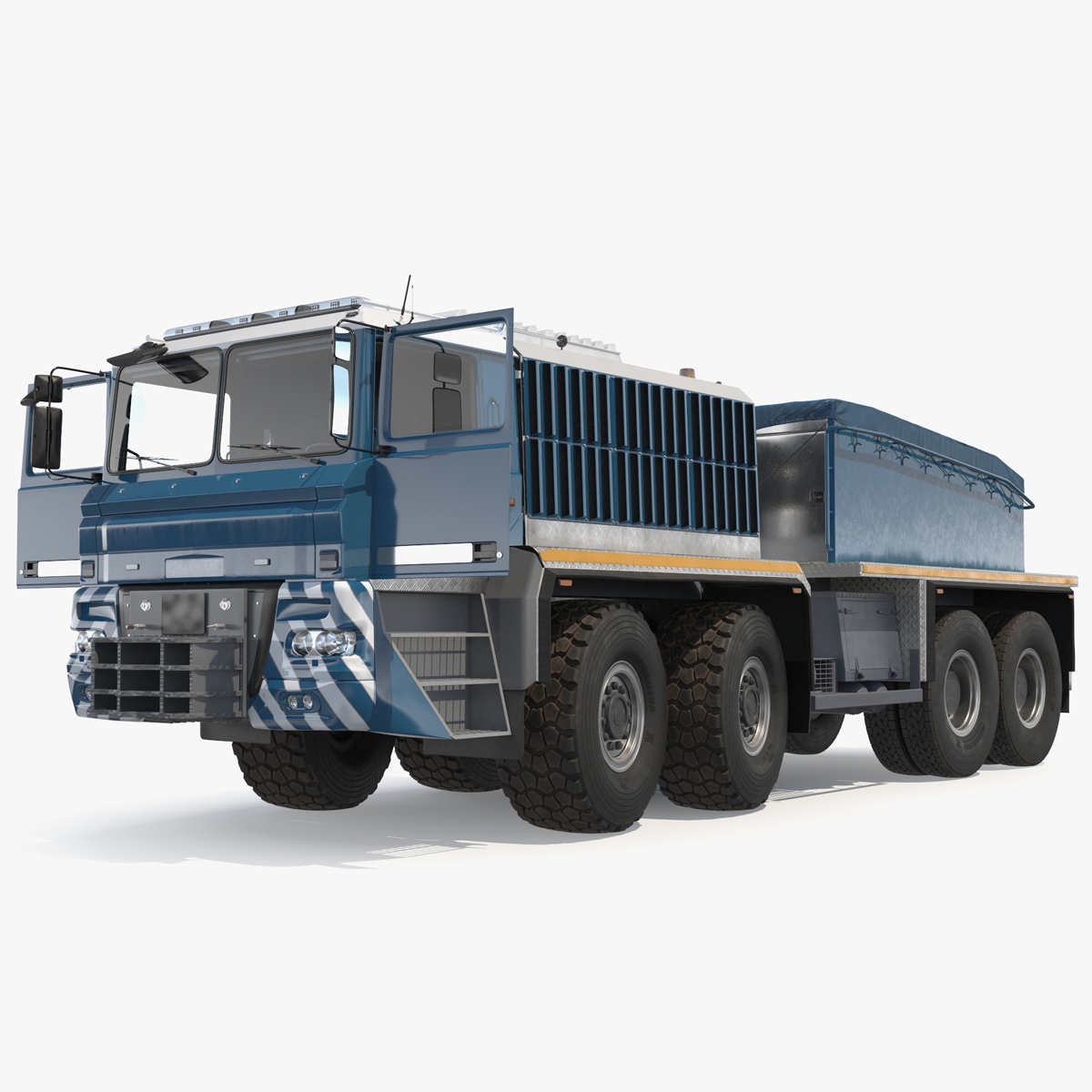 Heavy Hauler for Transporting Heavy Goods Rigged for Maya 3D
