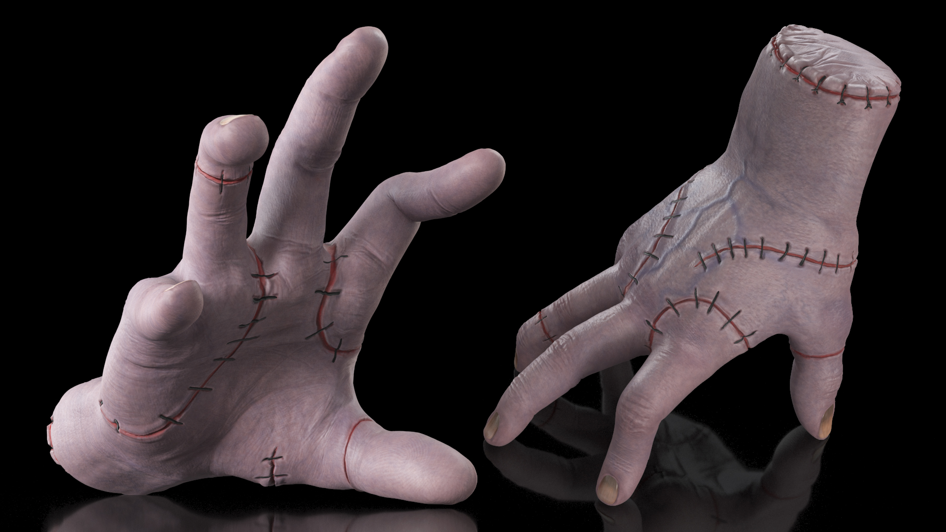 Thing Addams Family Character 3D model