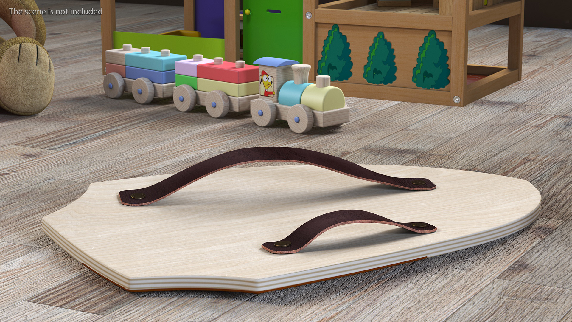 Toy Wooden Shield 3D