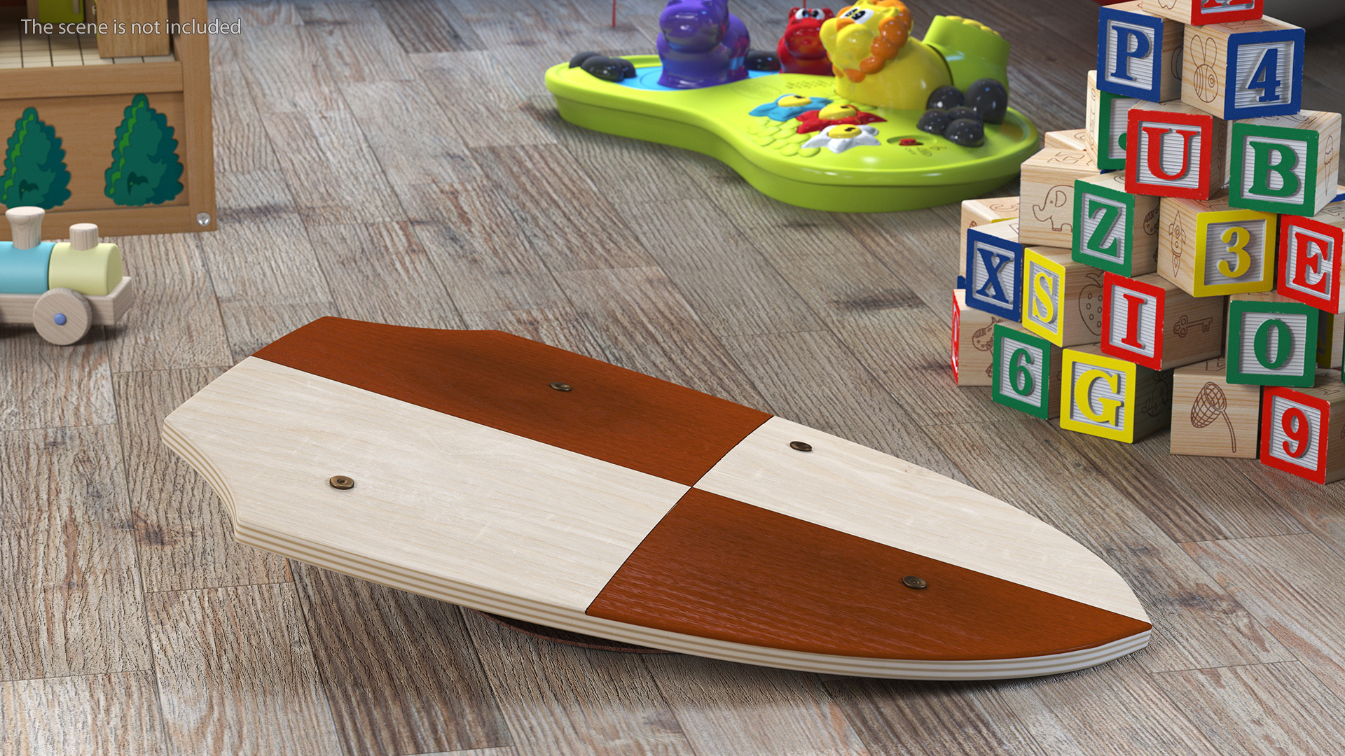 Toy Wooden Shield 3D