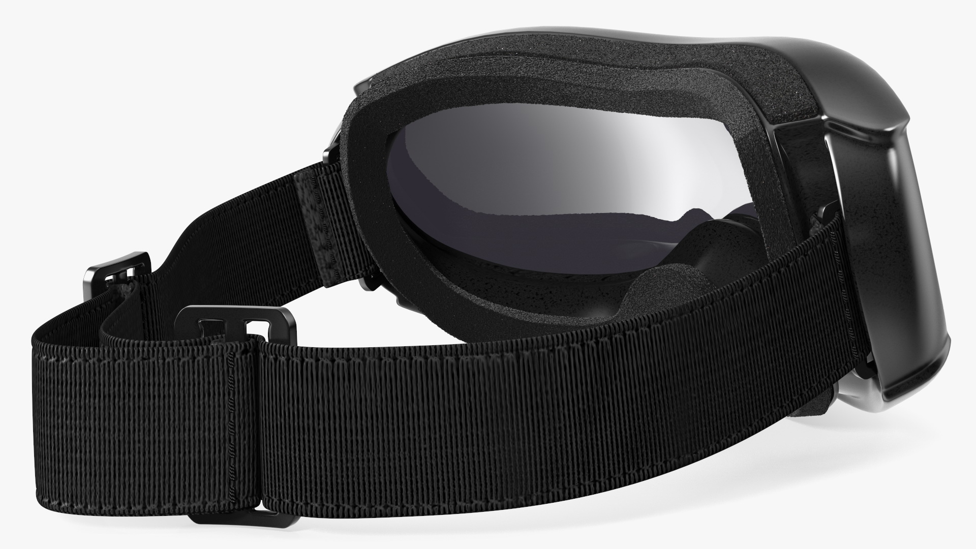 Black Ski Goggles 3D