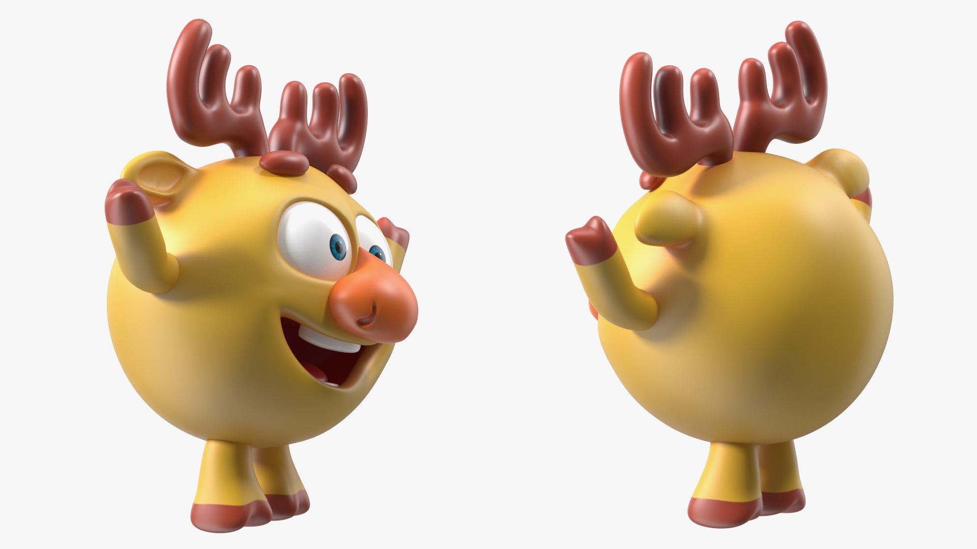 3D Dokko Character Kikoriki Rigged