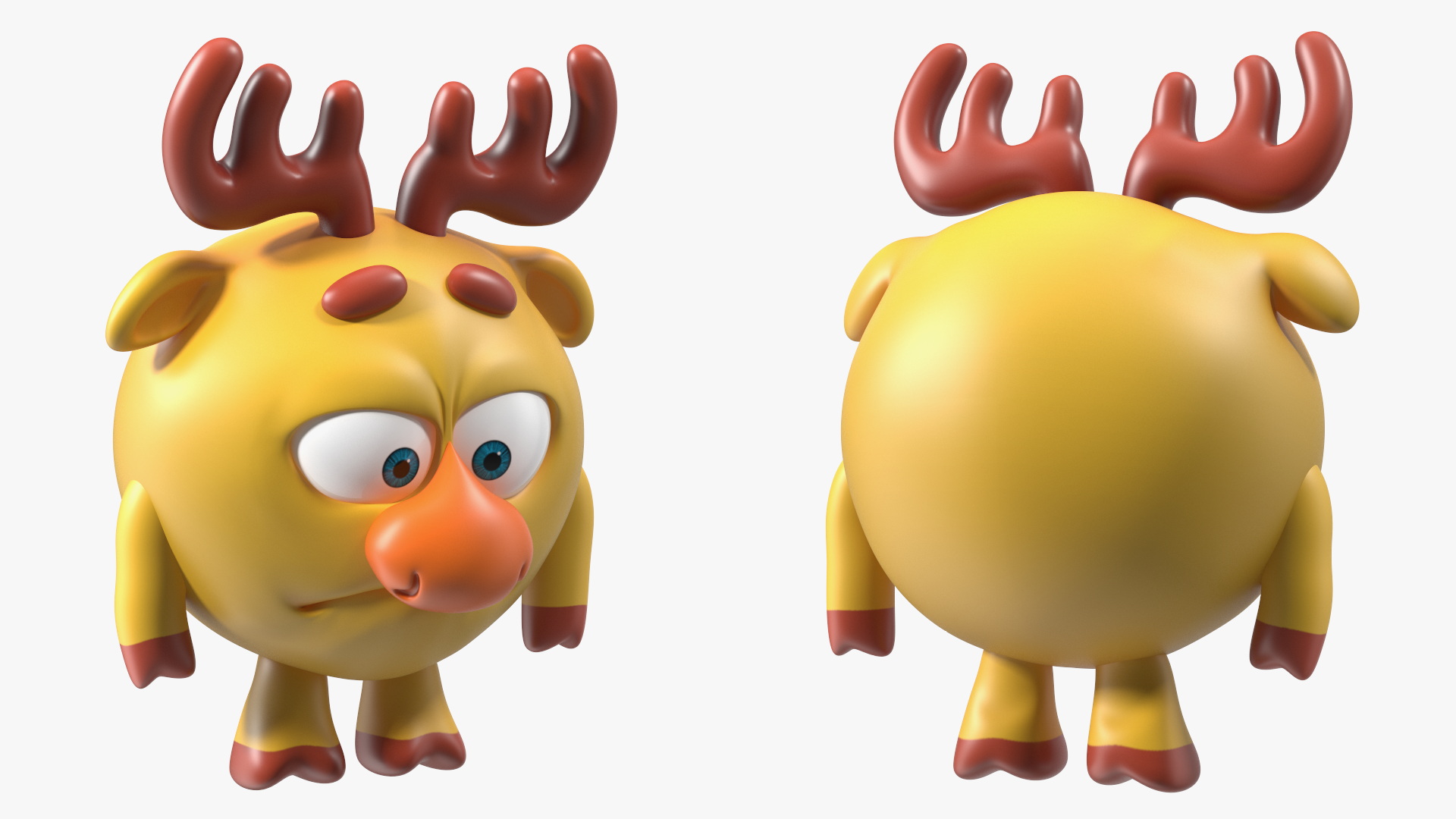 3D Dokko Character Kikoriki Rigged