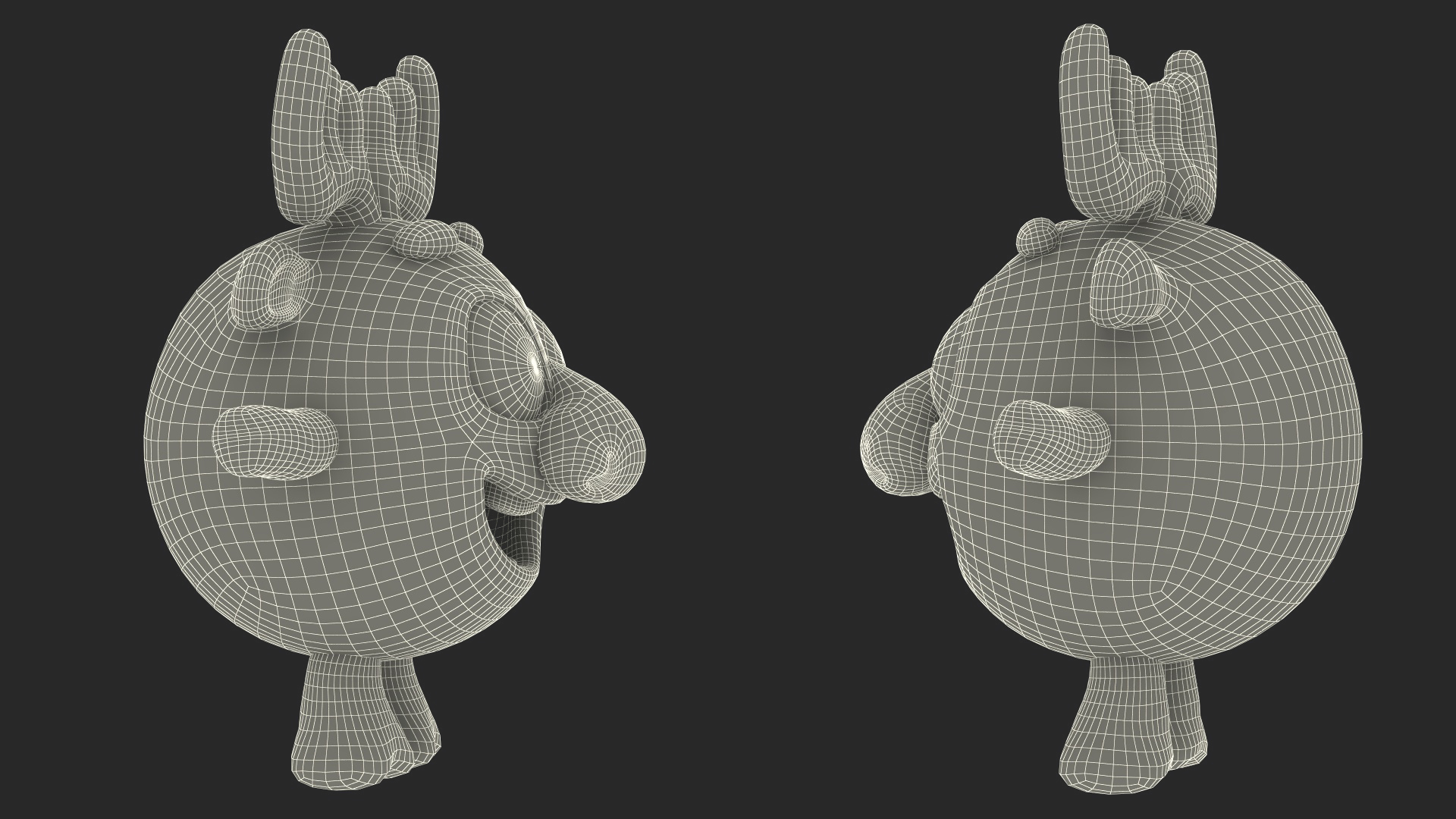 3D Dokko Character Kikoriki Rigged