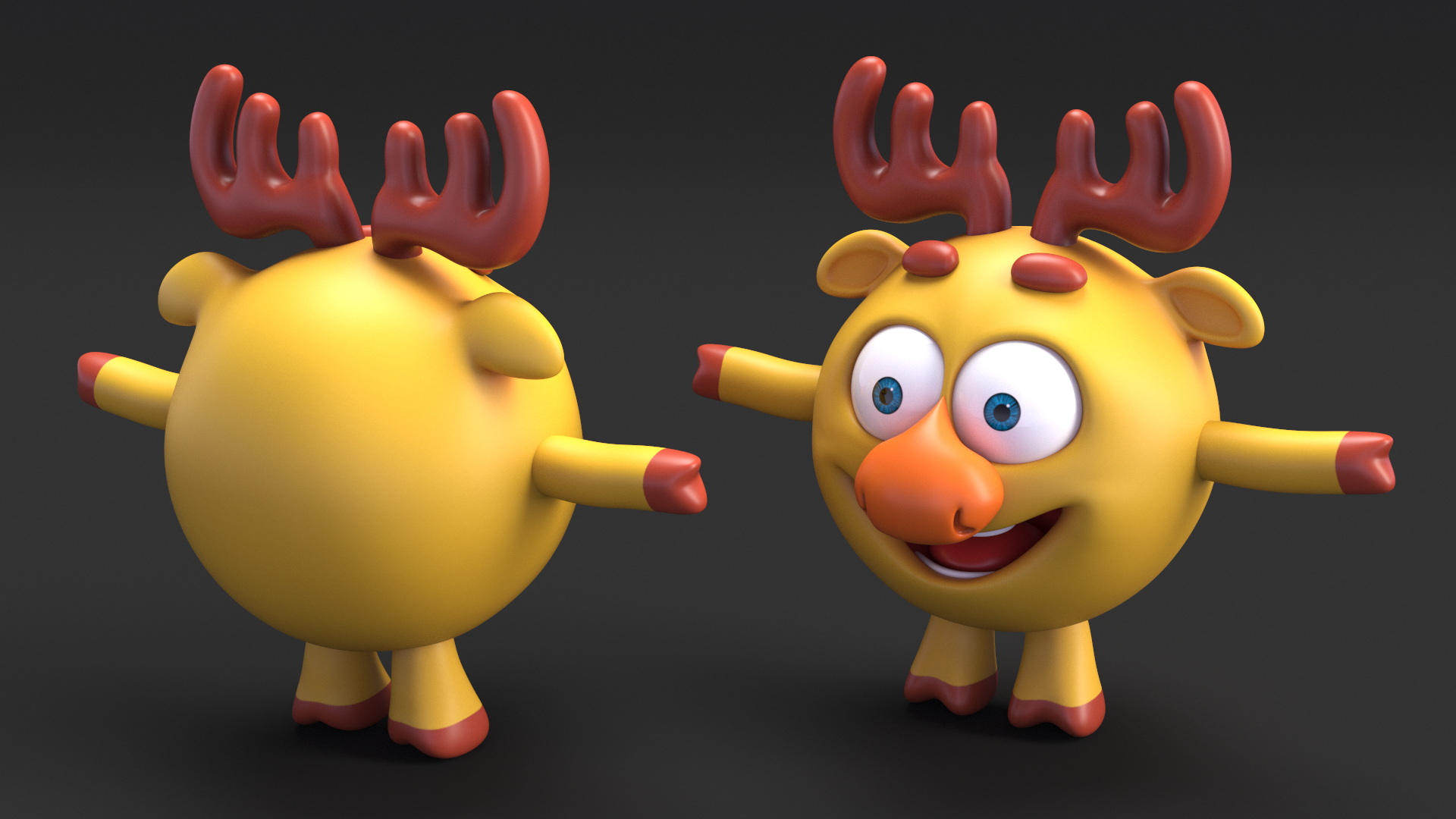 3D Dokko Character Kikoriki Rigged