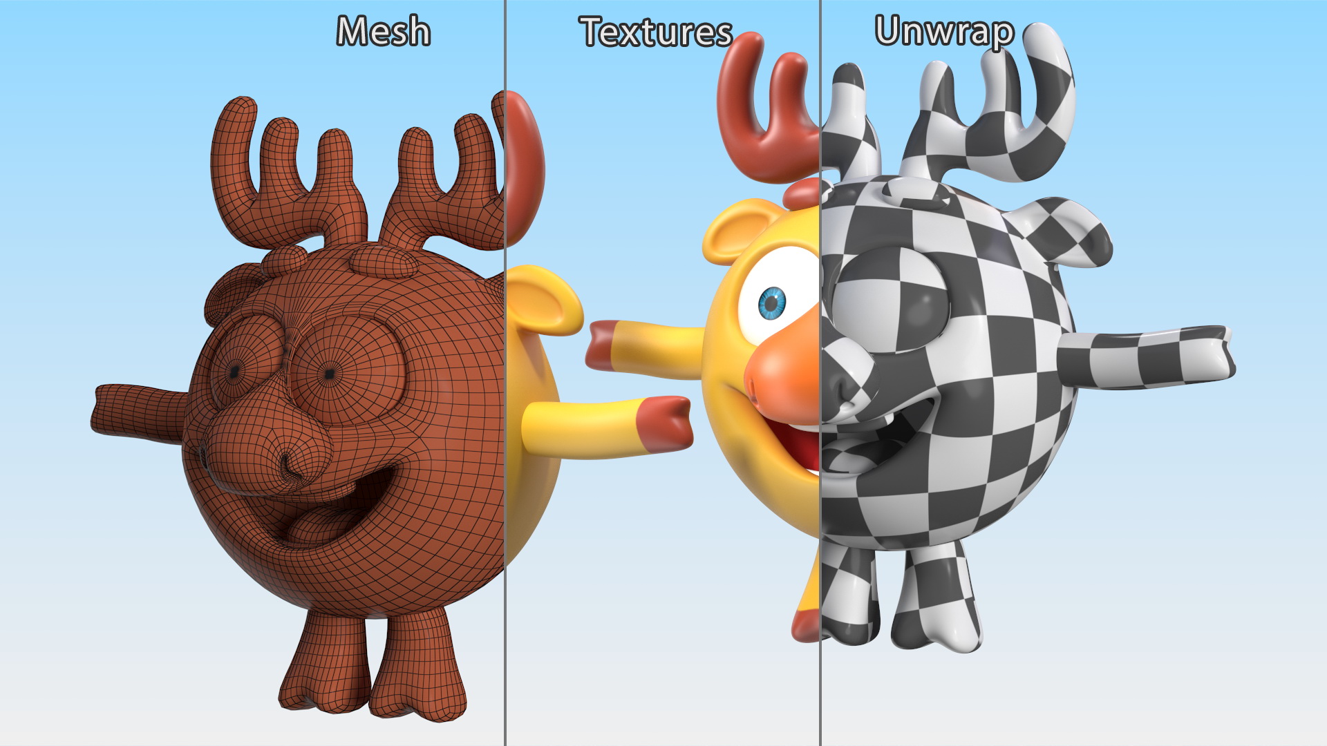 3D Dokko Character Kikoriki Rigged