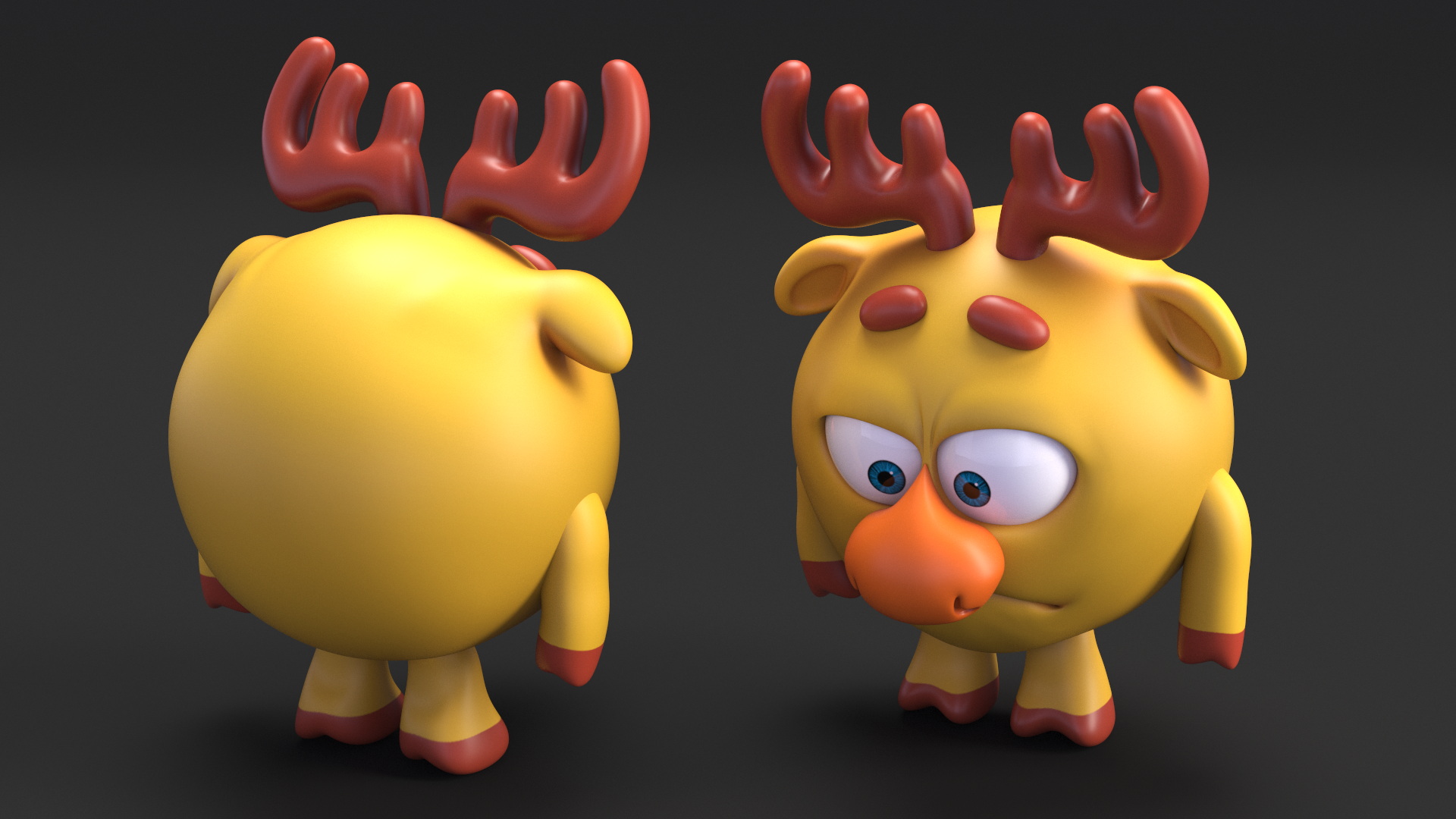 3D Dokko Character Kikoriki Rigged