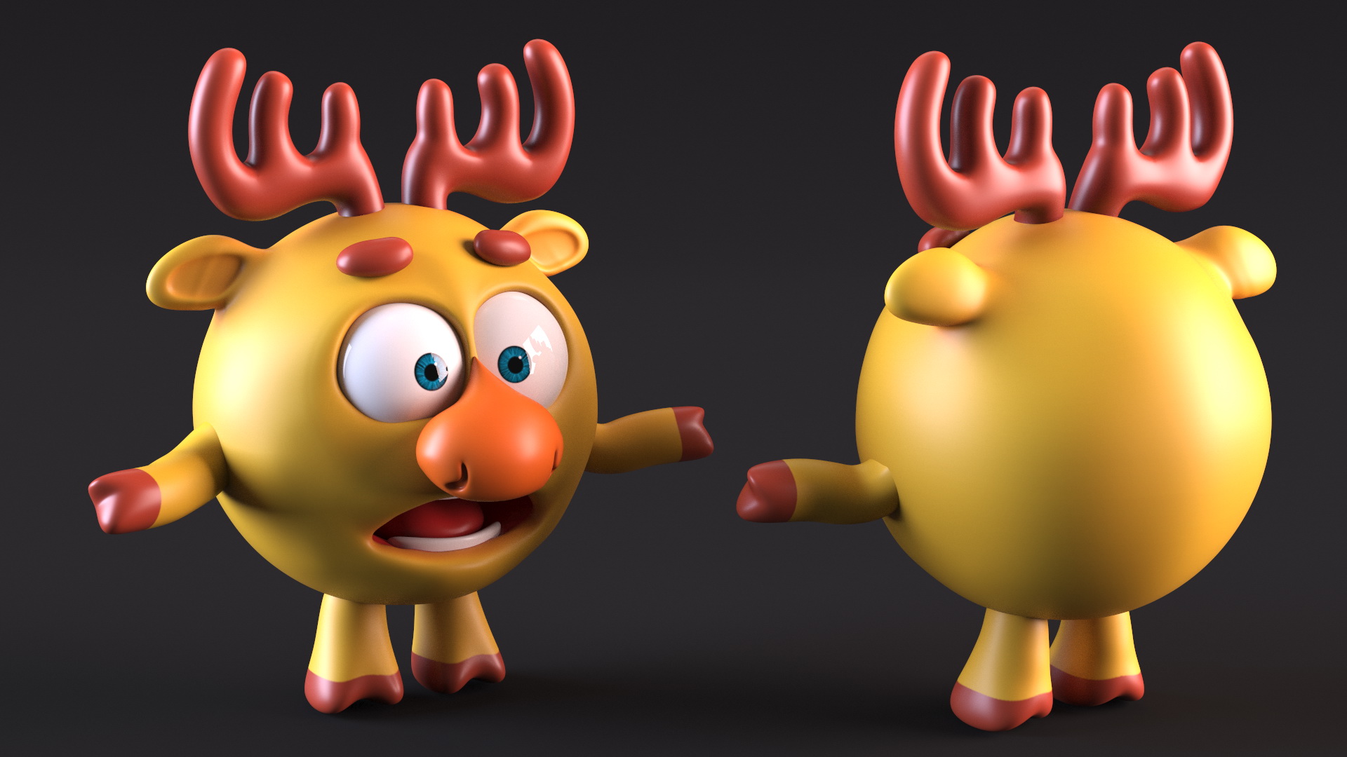 3D Dokko Character Kikoriki Rigged