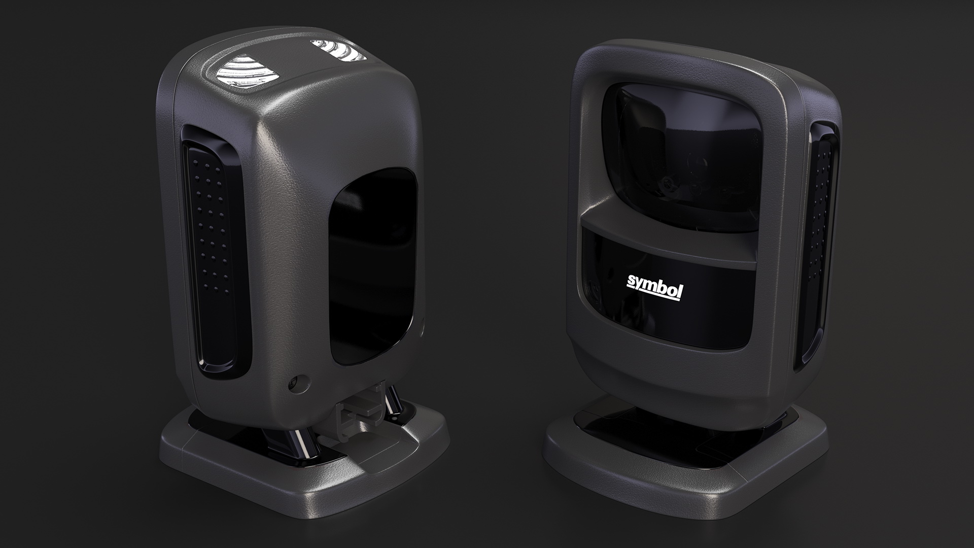 Zebra Hands Free Barcode Scanner 3D