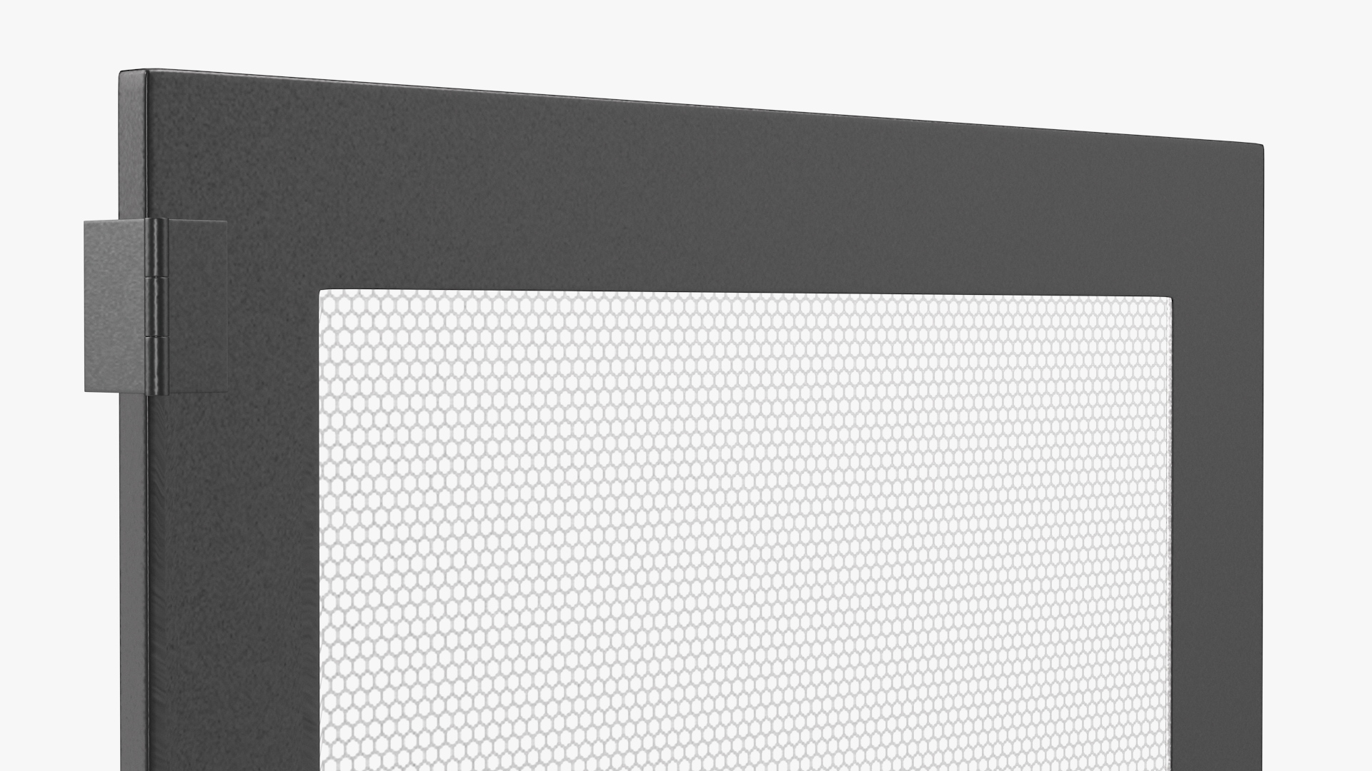 3D model Perforated Metal Door with Key