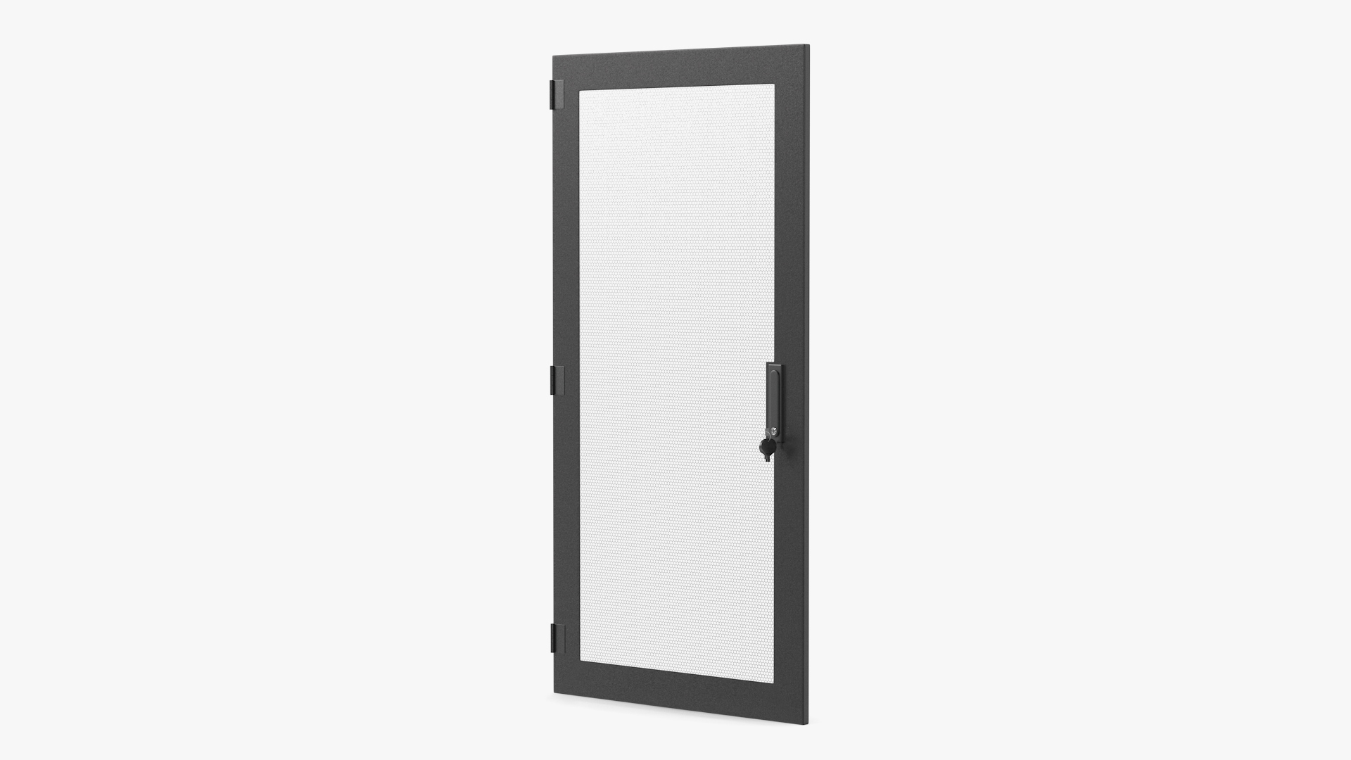 3D model Perforated Metal Door with Key
