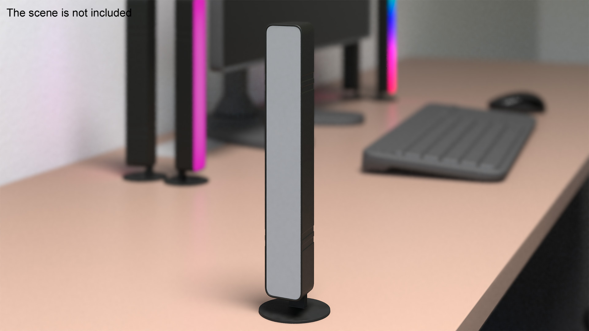 3D Vertical Dynamic Ambient Light Bar Set model