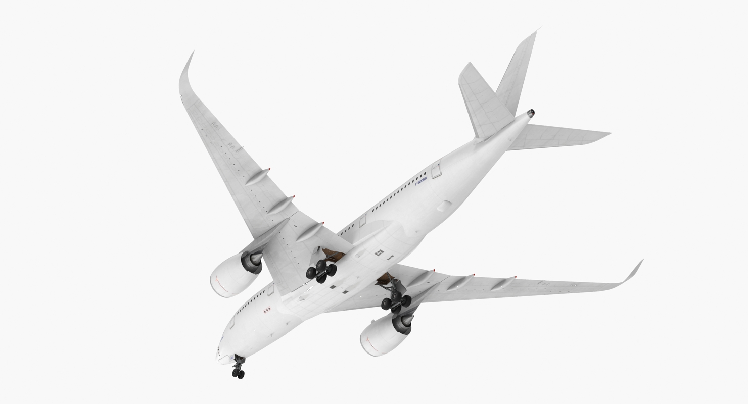 3D Airbus A350 800 Generic model