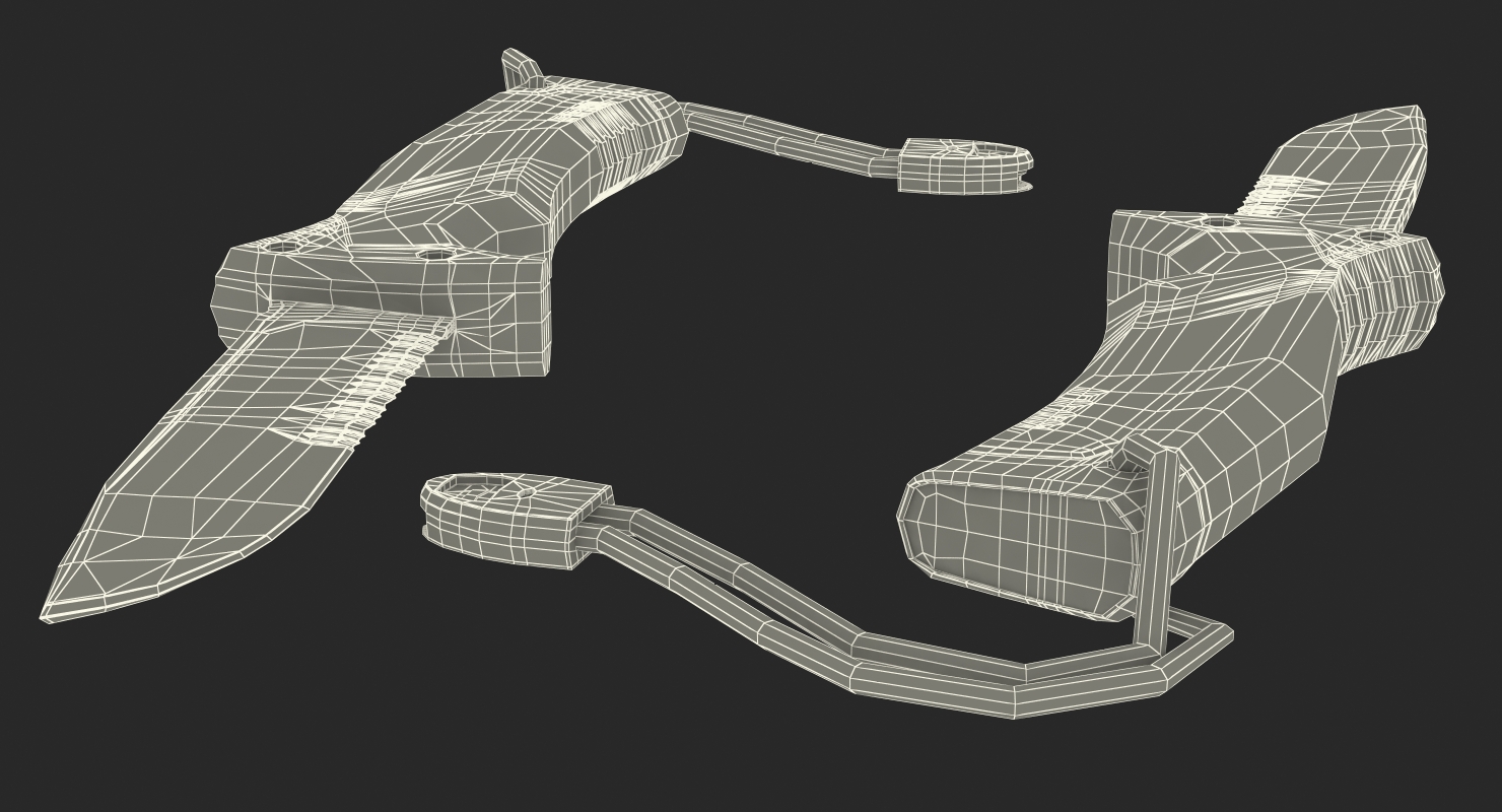 3D Tourist Knife model