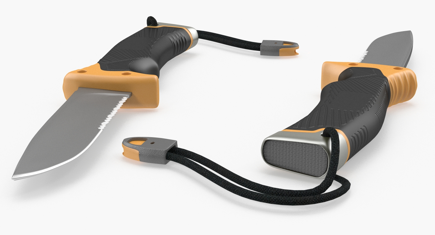 3D Tourist Knife model