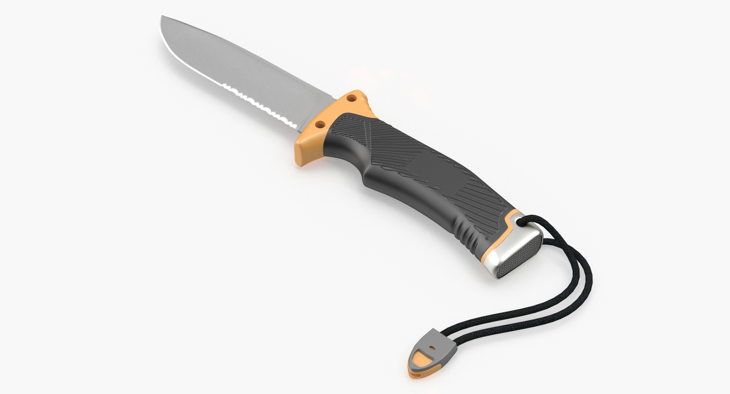 3D Tourist Knife model