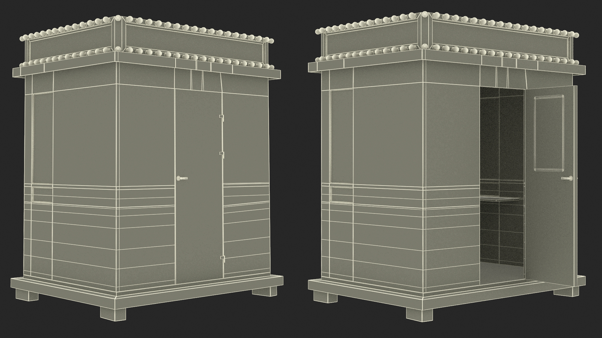 3D model Ticket Booth Classic