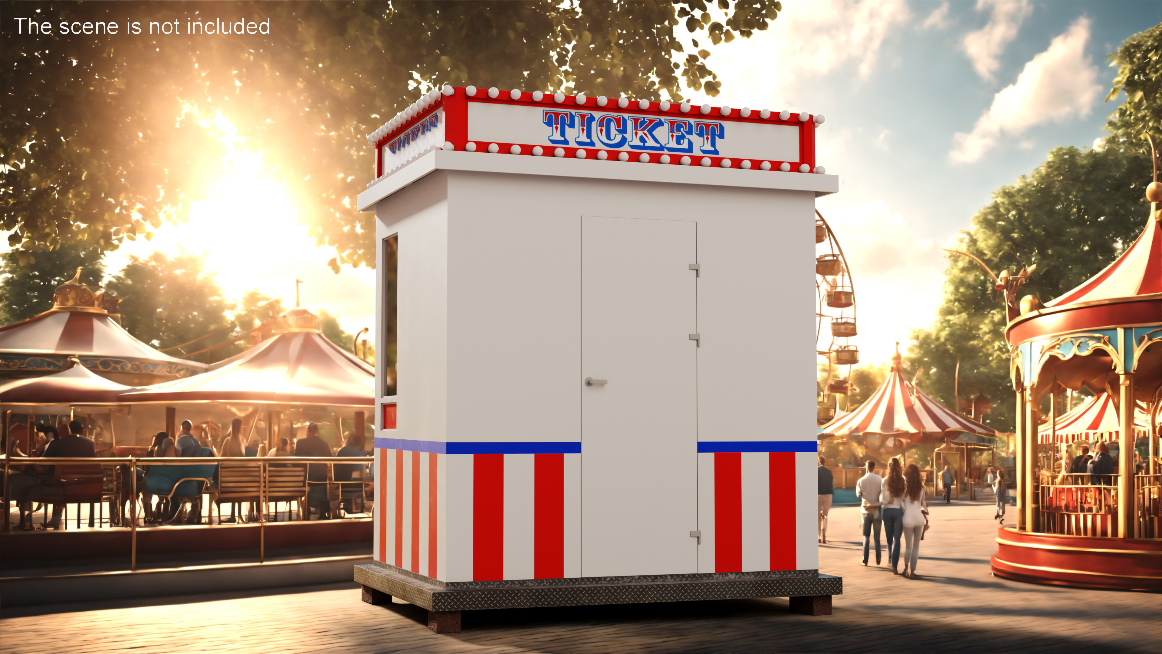 3D model Ticket Booth Classic