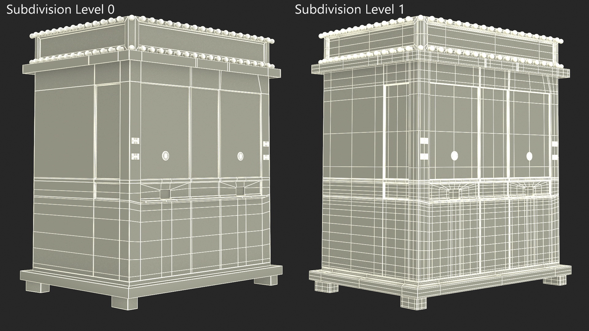 3D model Ticket Booth Classic