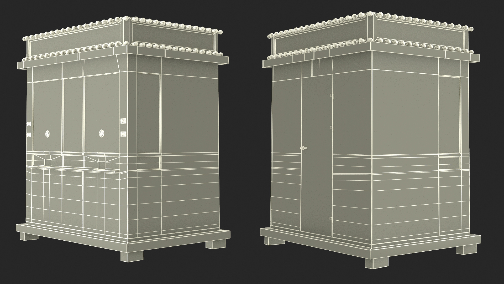 3D model Ticket Booth Classic